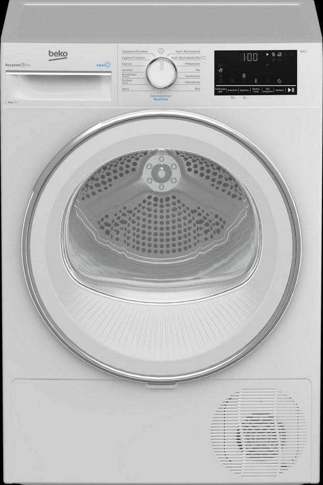 BEKO Wärmepumpentrockner B3T42239, 8 kg, EcoGentle