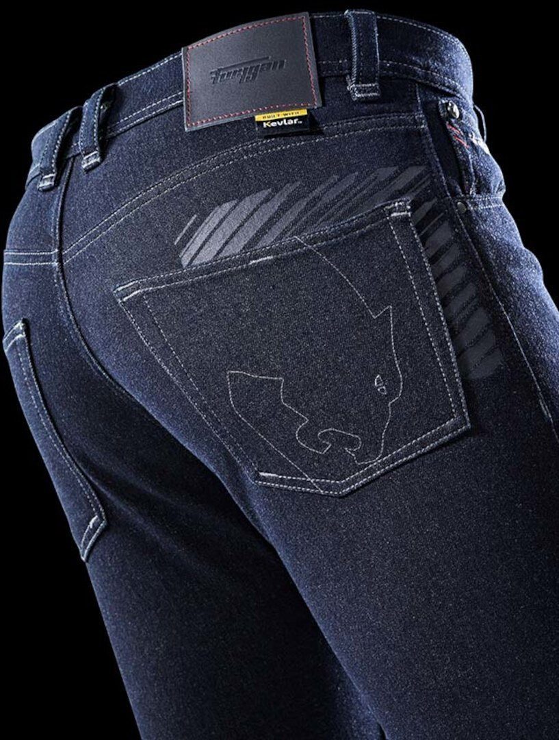 Furygan Motorradhose Tyron X Kevlar Slim Motorrad Jeans Knieprotektoren enthalten