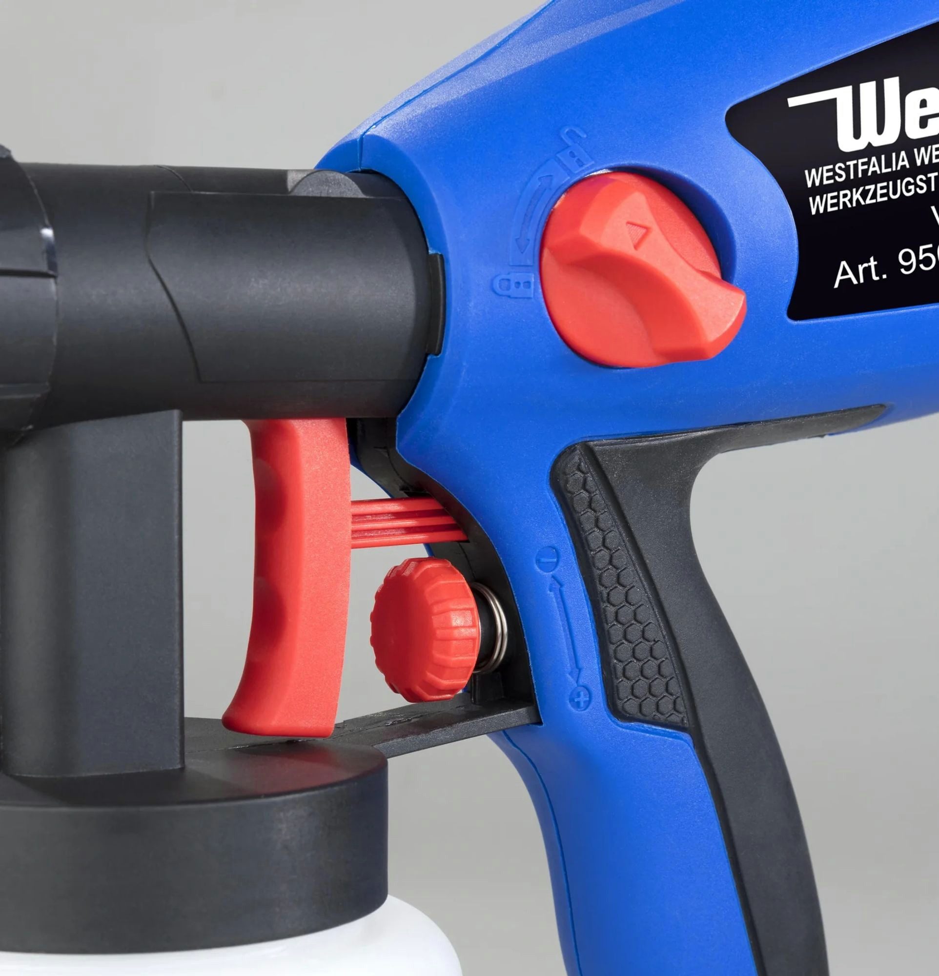 Westfalia Werkzeug Farbsprühpistole Farbspritzpistole WFSP400, 400 Watt