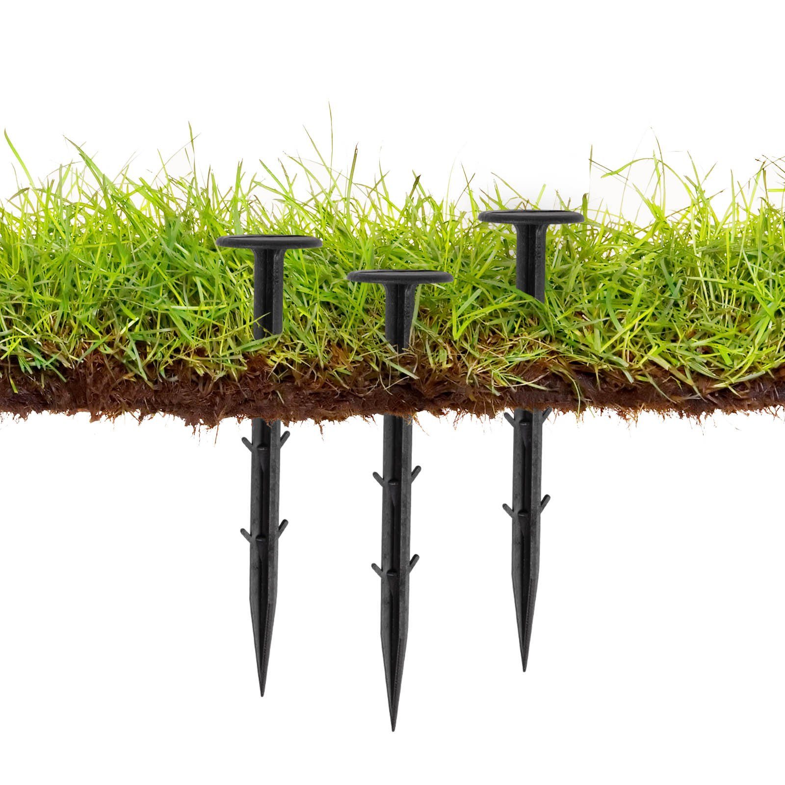 Karat Bodenanker Erdanker für Gartenvlies, Netze & Planen, (20St), mit