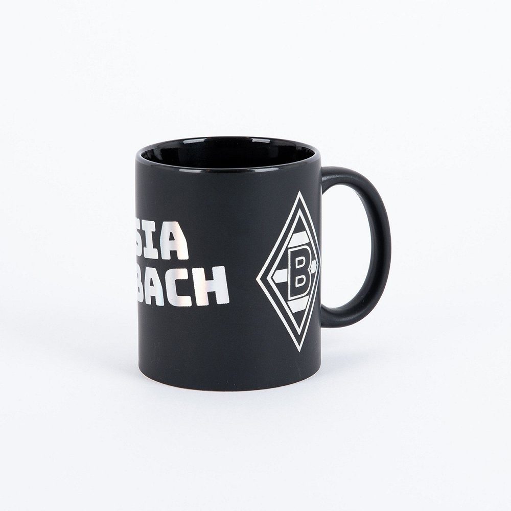 Borussia Mönchengladbach Becher Tasse Silbermetallic