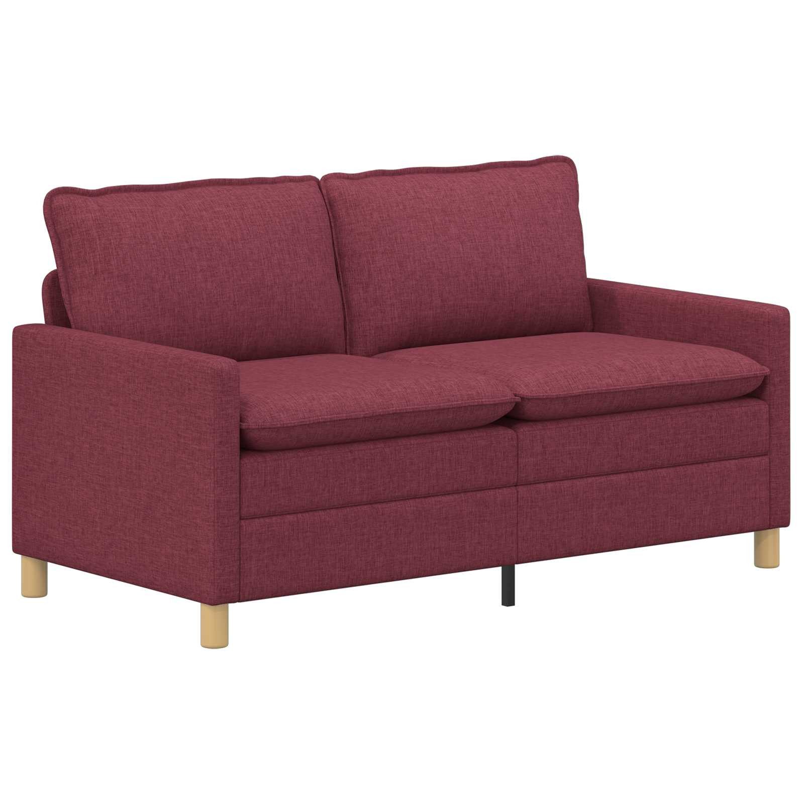 vidaXL Sofa Sofa Weinrot 156 x 81 x 87,5 cm Stoff, 1 Teile, Sofa Weinrot 156 x 81 x 87,5 cm Stoff