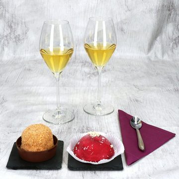 MamboCat Weinglas 6x Doyenne Dessertweingläser 130ml mit Fuß Rotwein Weißwein-Glas, Glas