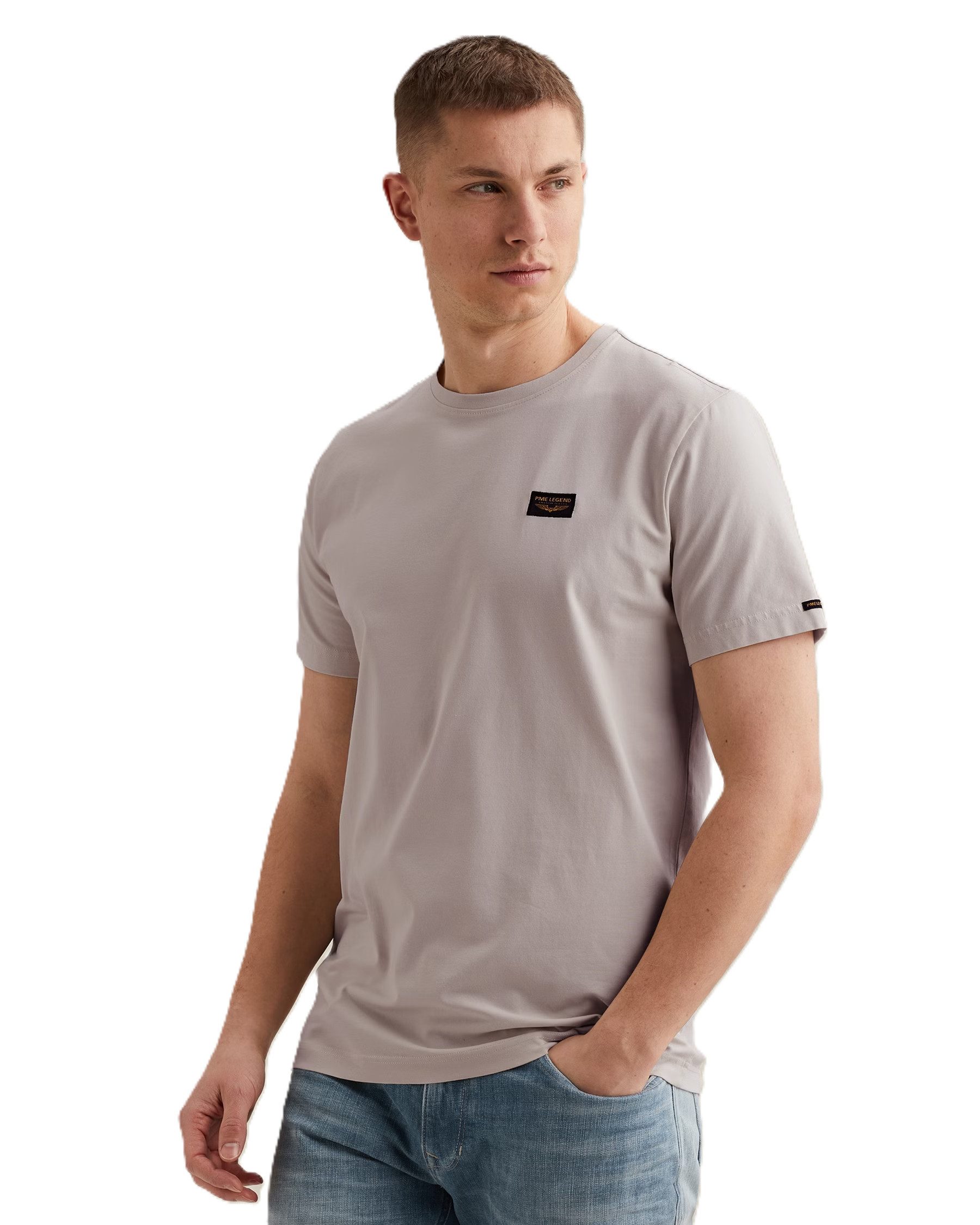 PME LEGEND T-Shirt American Classic - Shirt kurzarm Herren - Basic Kurzarmshirt