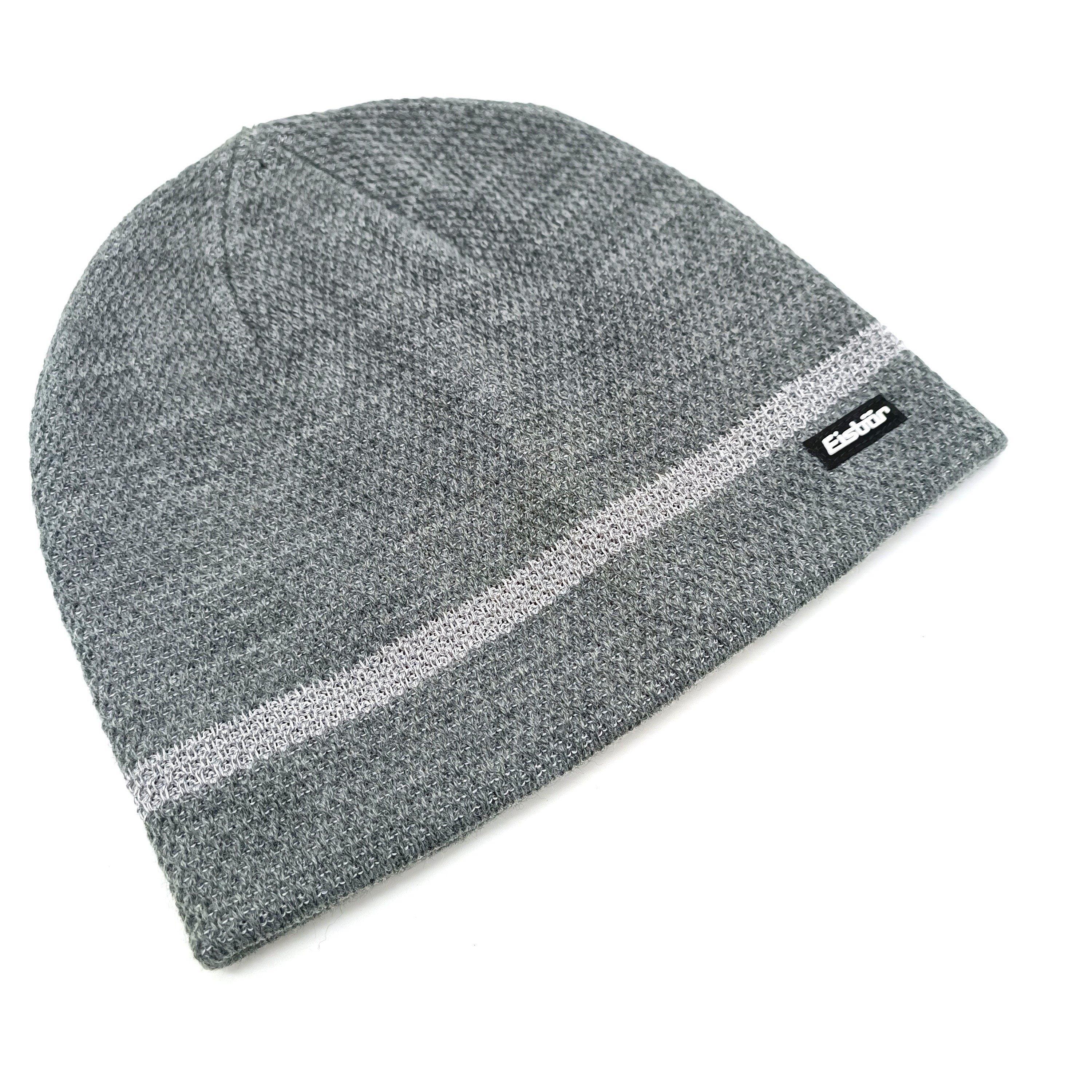 Strickmütze Butch Beanie Reflective grau