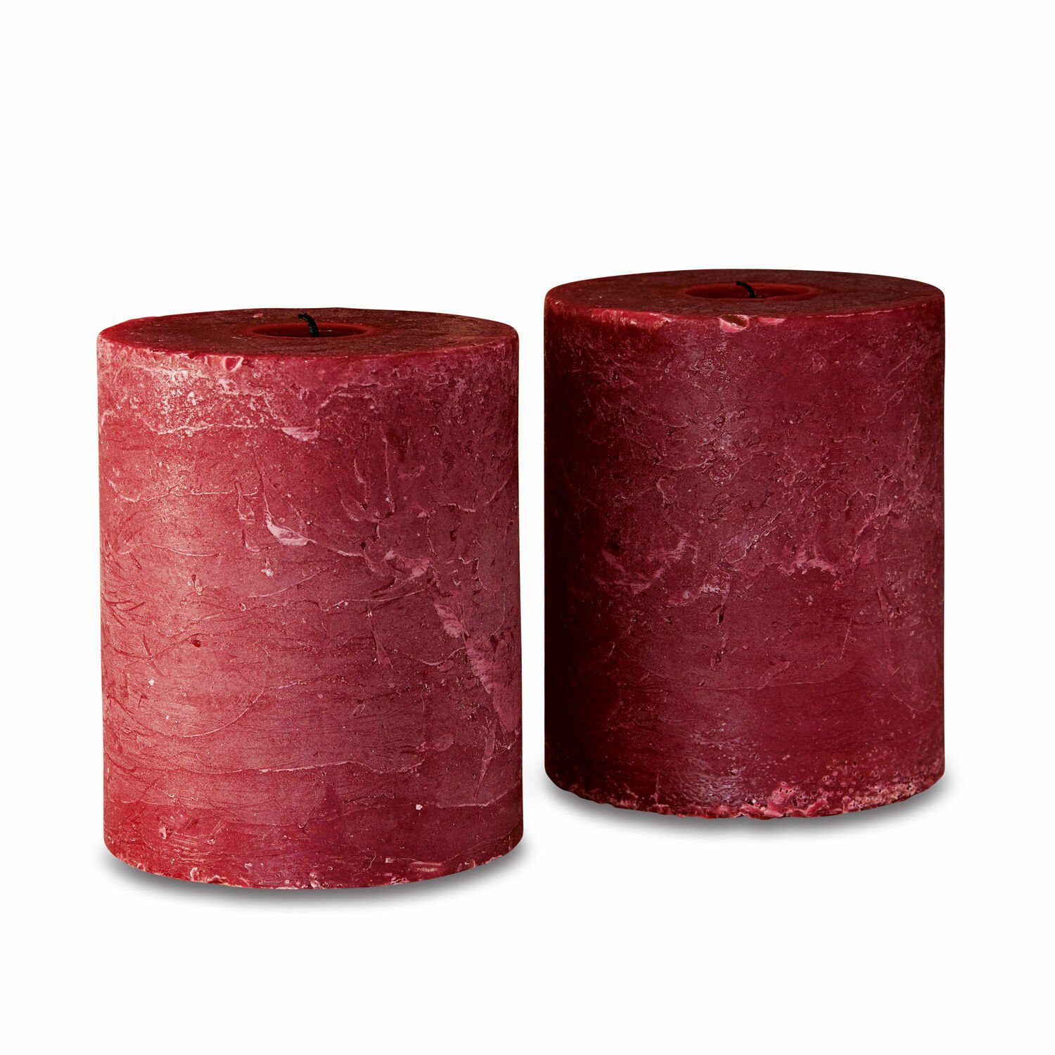 Mirabeau Stumpenkerze Kerze 2er Set Oviedo rot (2er Set, 2er Set), none günstig online kaufen