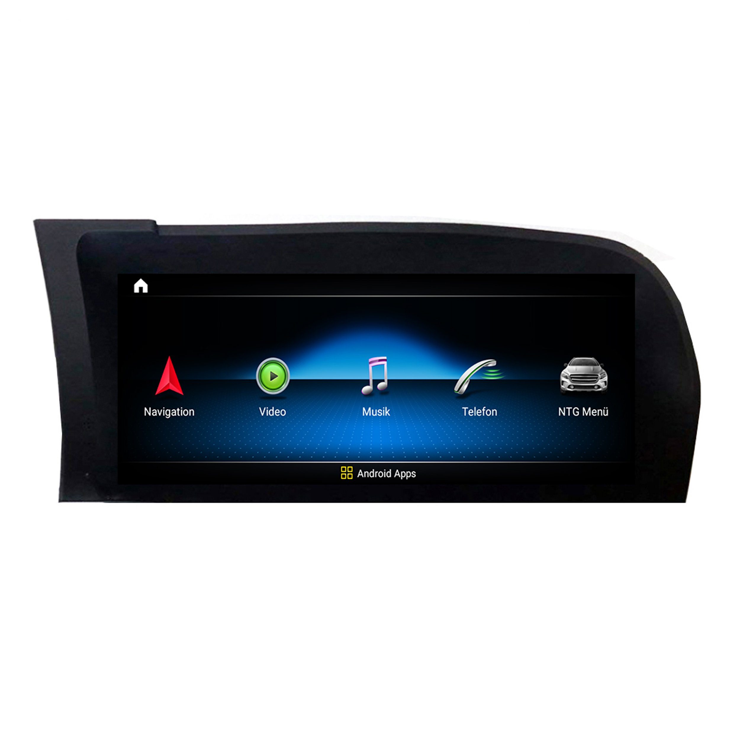 Für Mercedes S / CL W221 W216 10.25" Touchscreen Android GPS Carplay Einbau-Navigationsgerät