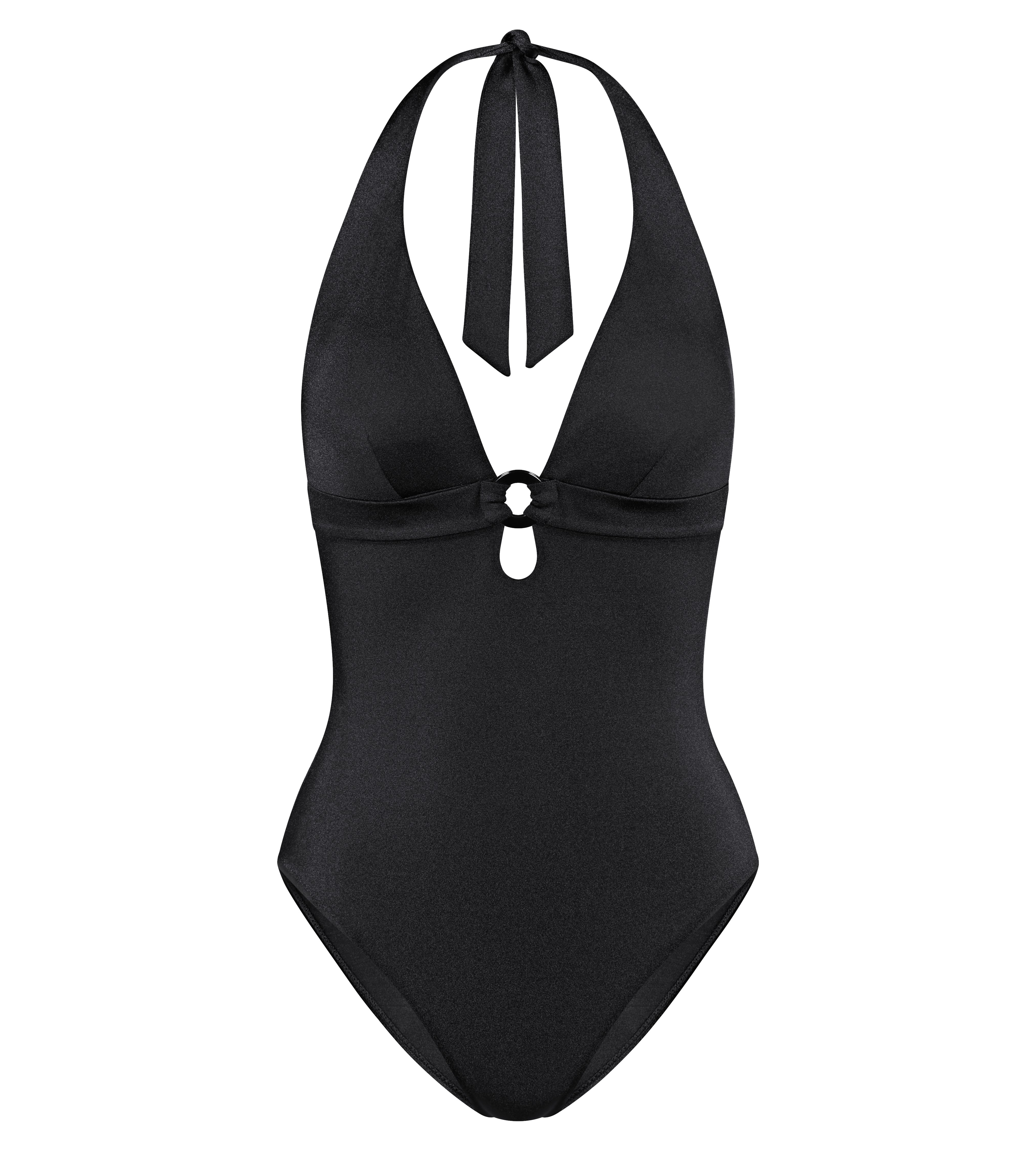 Triumph Badeanzug Midnight Swim schimmernder Stoff, Zierring, Glamour-Look günstig online kaufen