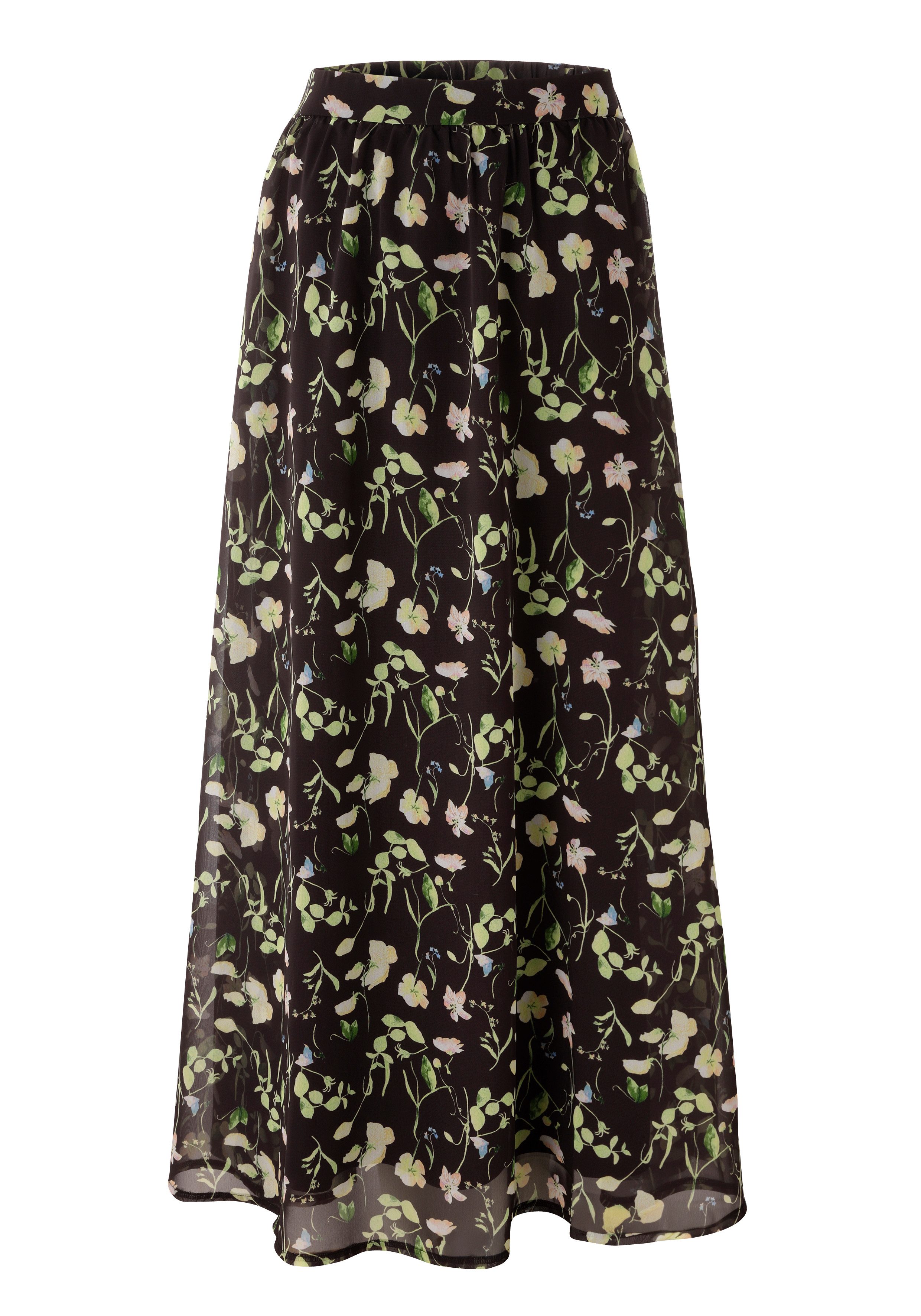 Aniston CASUAL Maxirock mit pastellfarbenen Blumen bedruckt – Bild 5 von 5