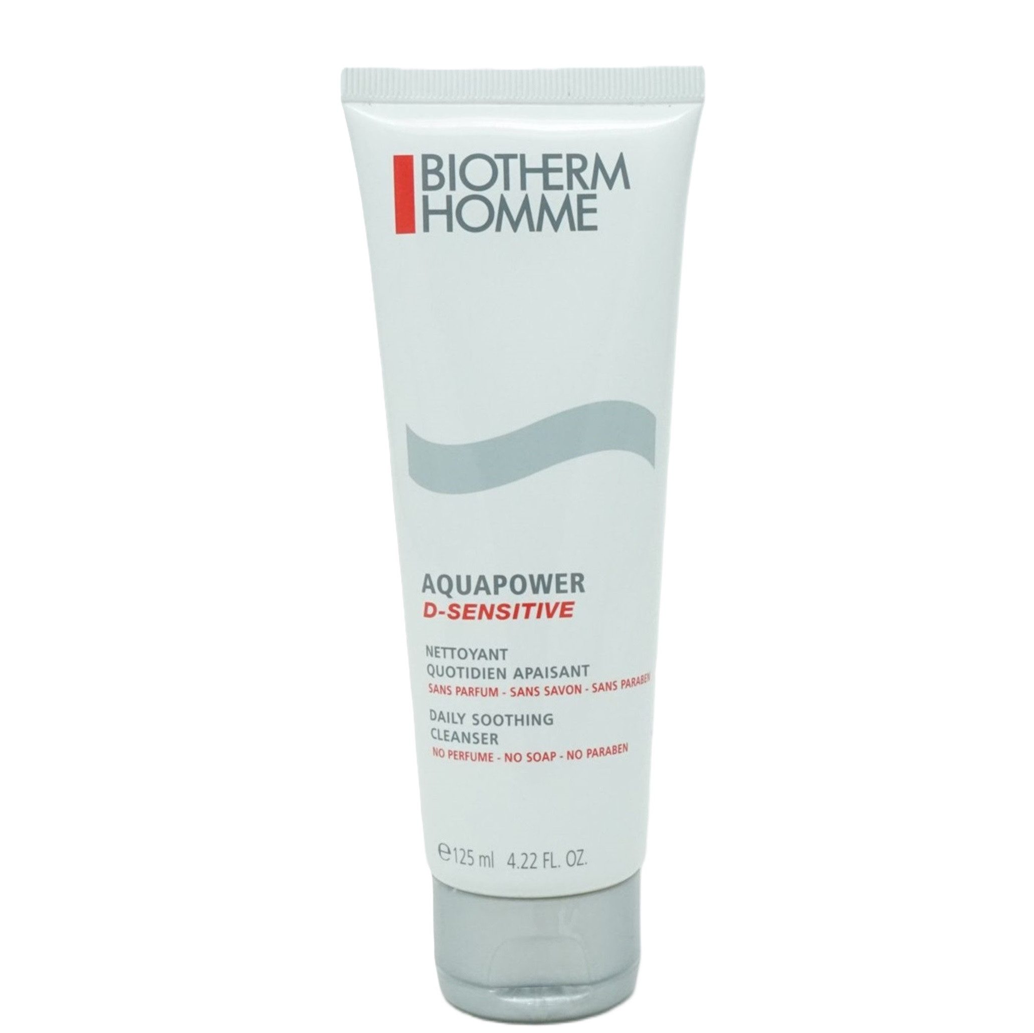 Gesichts-Reinigungscreme Biotherm Homme AQUAPOWER D-Sensitive Daily Shoothing Cleanser 125ml
