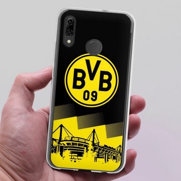 DeinDesign Handyhülle BVB Borussia Dortmund Stadion BVB Two Tone, Huawei P Smart (2019) Silikon Hülle Bumper Case Handy Schutzhülle