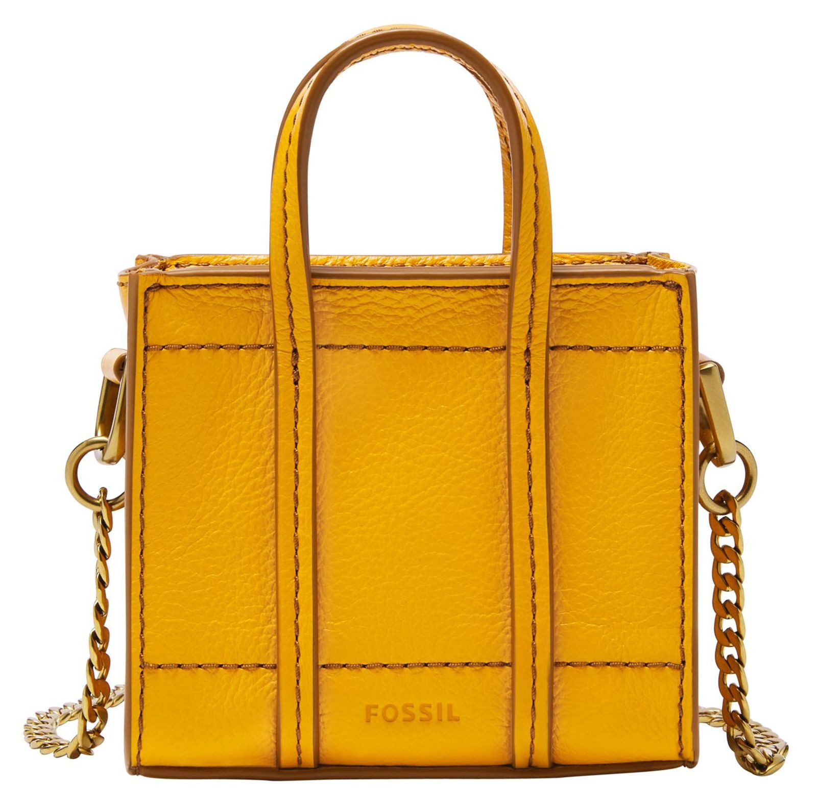 Fossil Umhängetasche Carmen Micro Tote Bag, aus echtem Leder