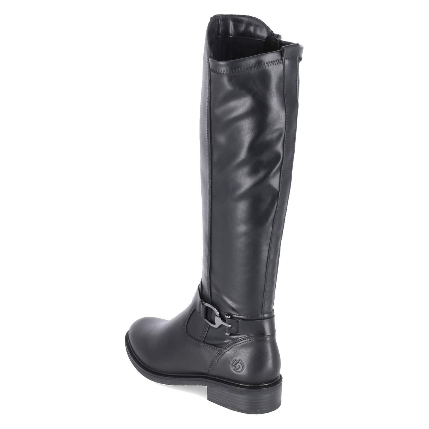 Remonte Remonte Klassische Stiefel D2W77-00 Damen Leder und Synthetik black Stiefel – Bild 3 von 5