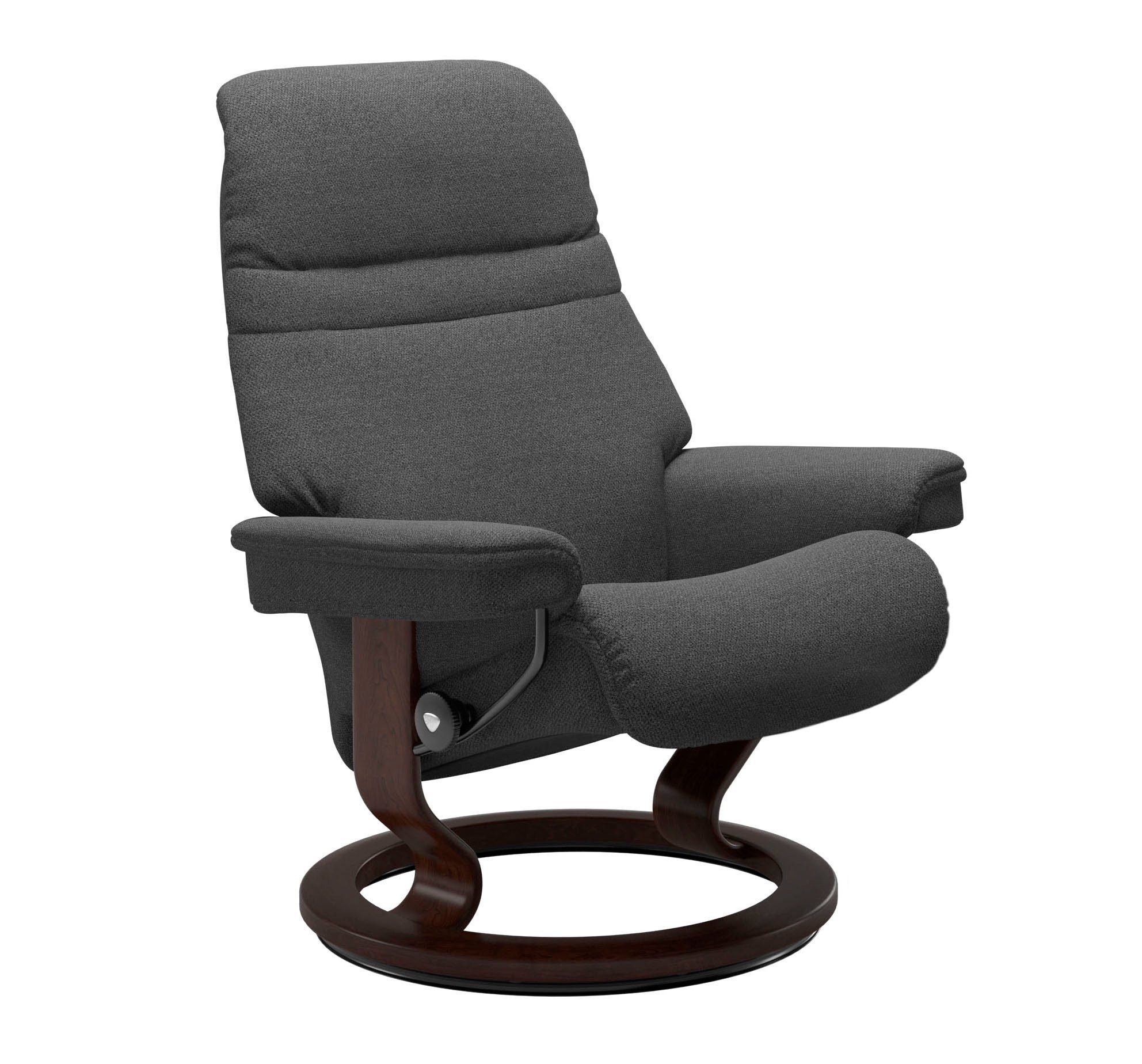 mit Stressless® Sunrise, Base, Classic Größe Relaxsessel Gestell Braun S,