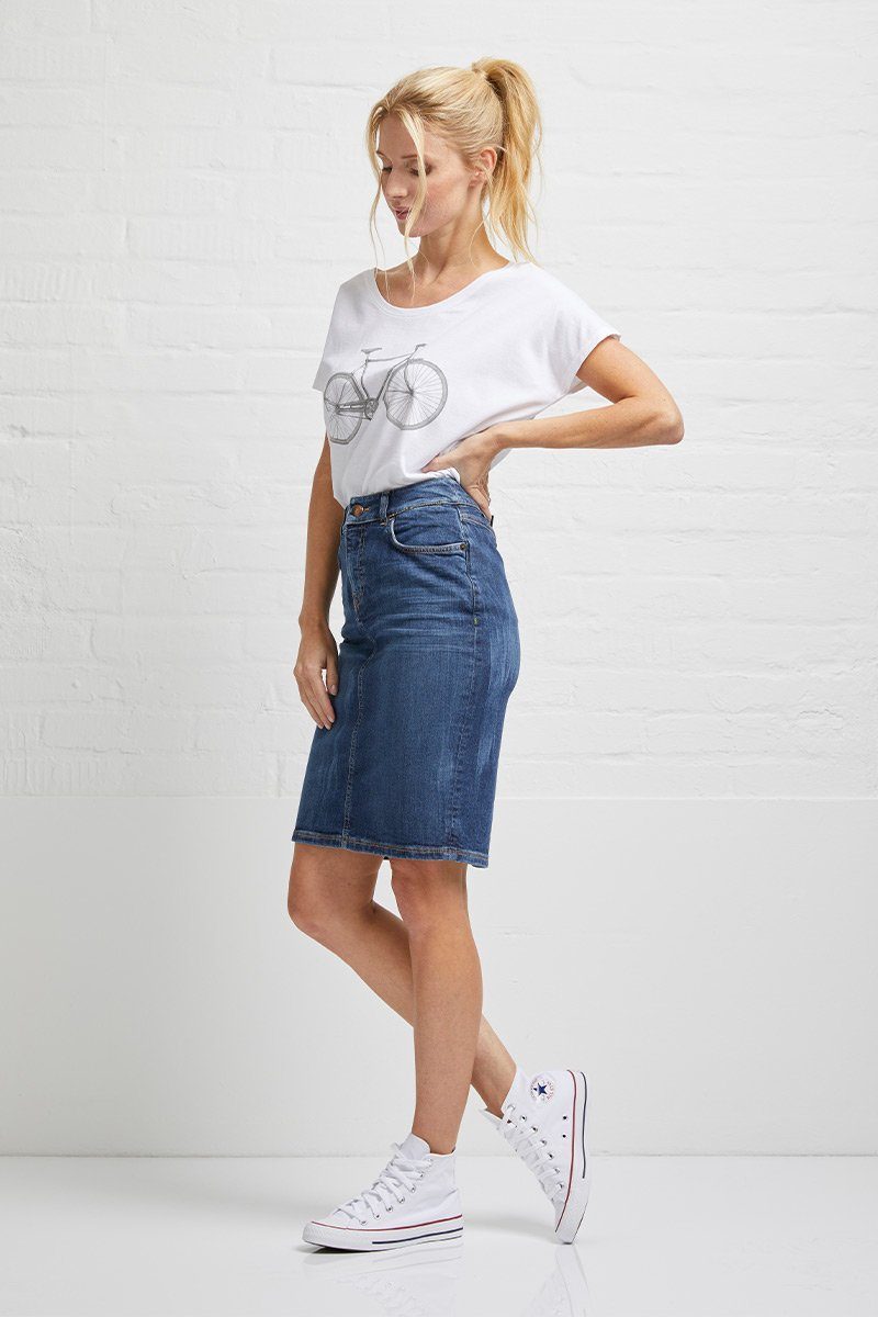 wunderwerk Bleistiftrock Marie denim skirt | Jeansröcke