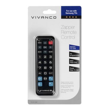 Vivanco Fernbedienung (Zapper Ersatz Fernbedienung kompatibel mit Samsung, Sofort)