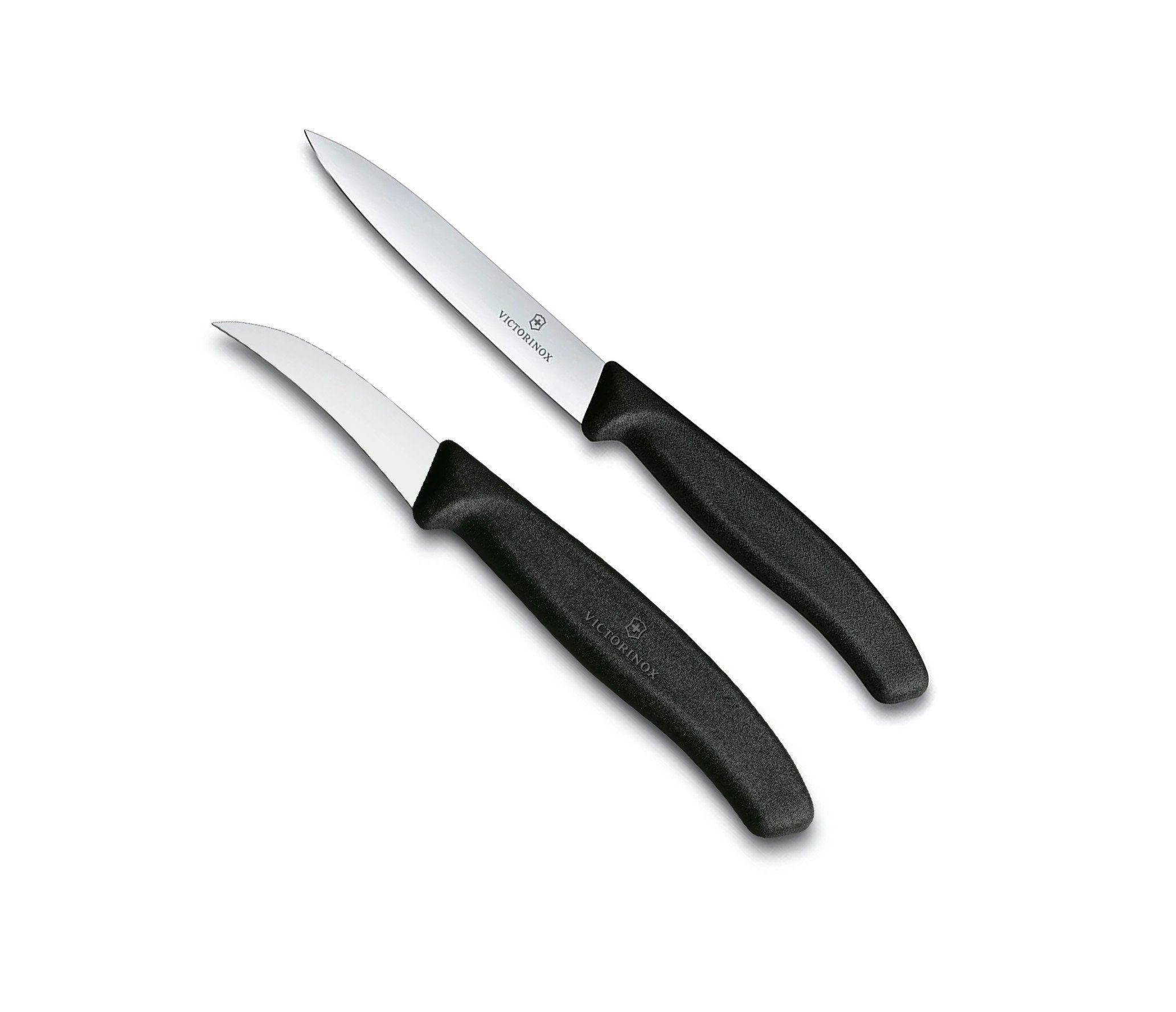 Gemüsemesser gebogen  Starter-Set 10 Swiss cm cm 6 Schwarz, Gemüsemesser Classic +  Wellenschliff Gemüsemesser ohne Victorinox Tourniermesser