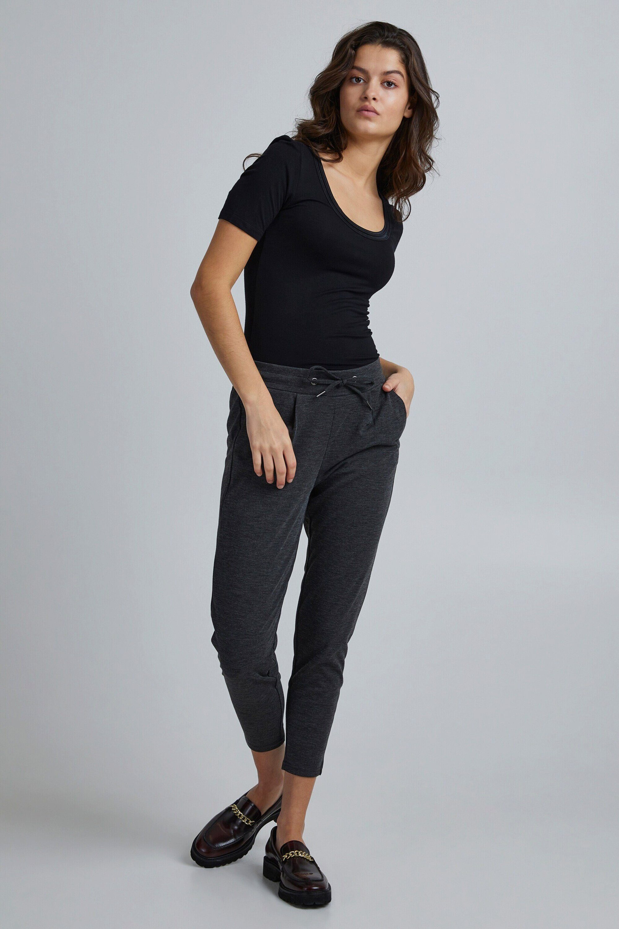 Ichi Stoffhose KATE (1-tlg) Falten günstig online kaufen