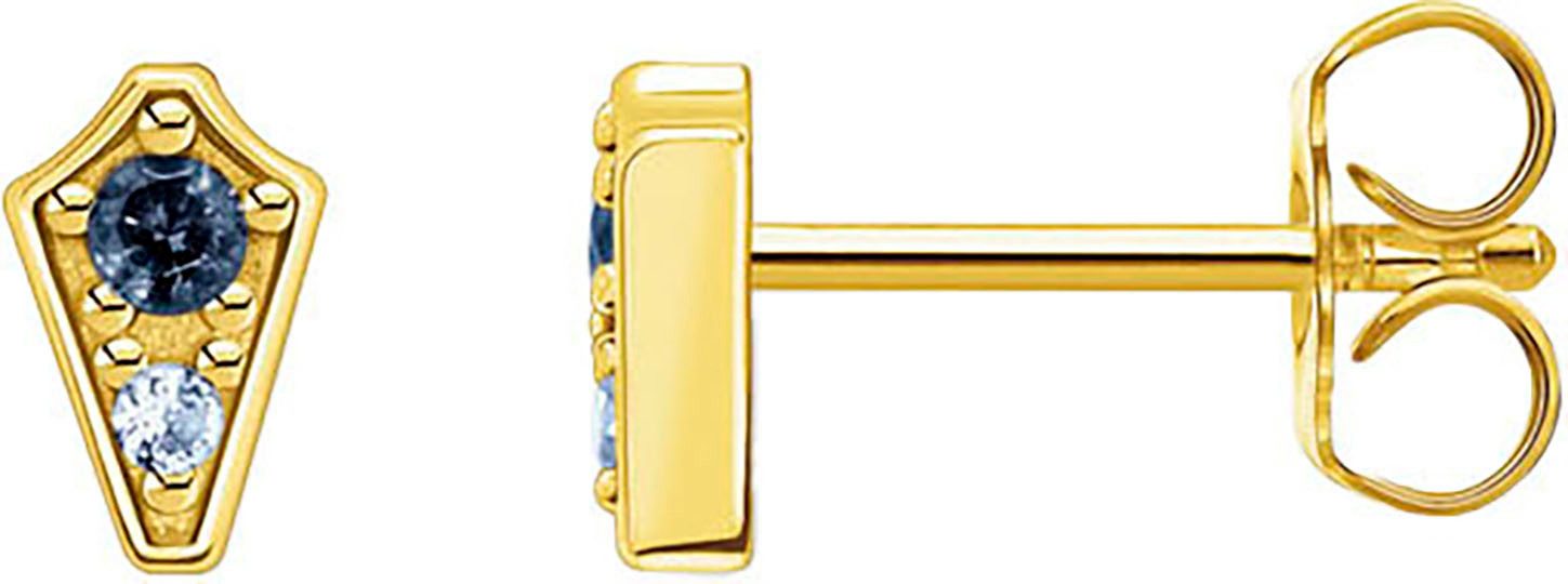 Paar Ohrstecker Royalty dunkelblauer Stein, H2210-667-1, H2210-960-1