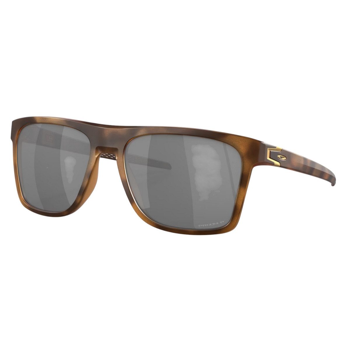 Oakley Sonnenbrille Leffingwell Polarisiert (Glasfarbe: Prizm black polarized) matt braun