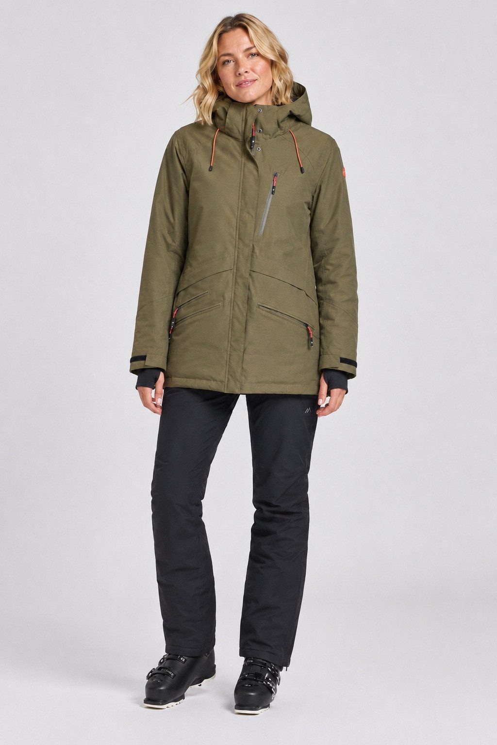 Killtec Skijacke KSW 110 WMN SKI JCKT CS Damen Winterjacke, Funktionsjacke viele praktische Taschen