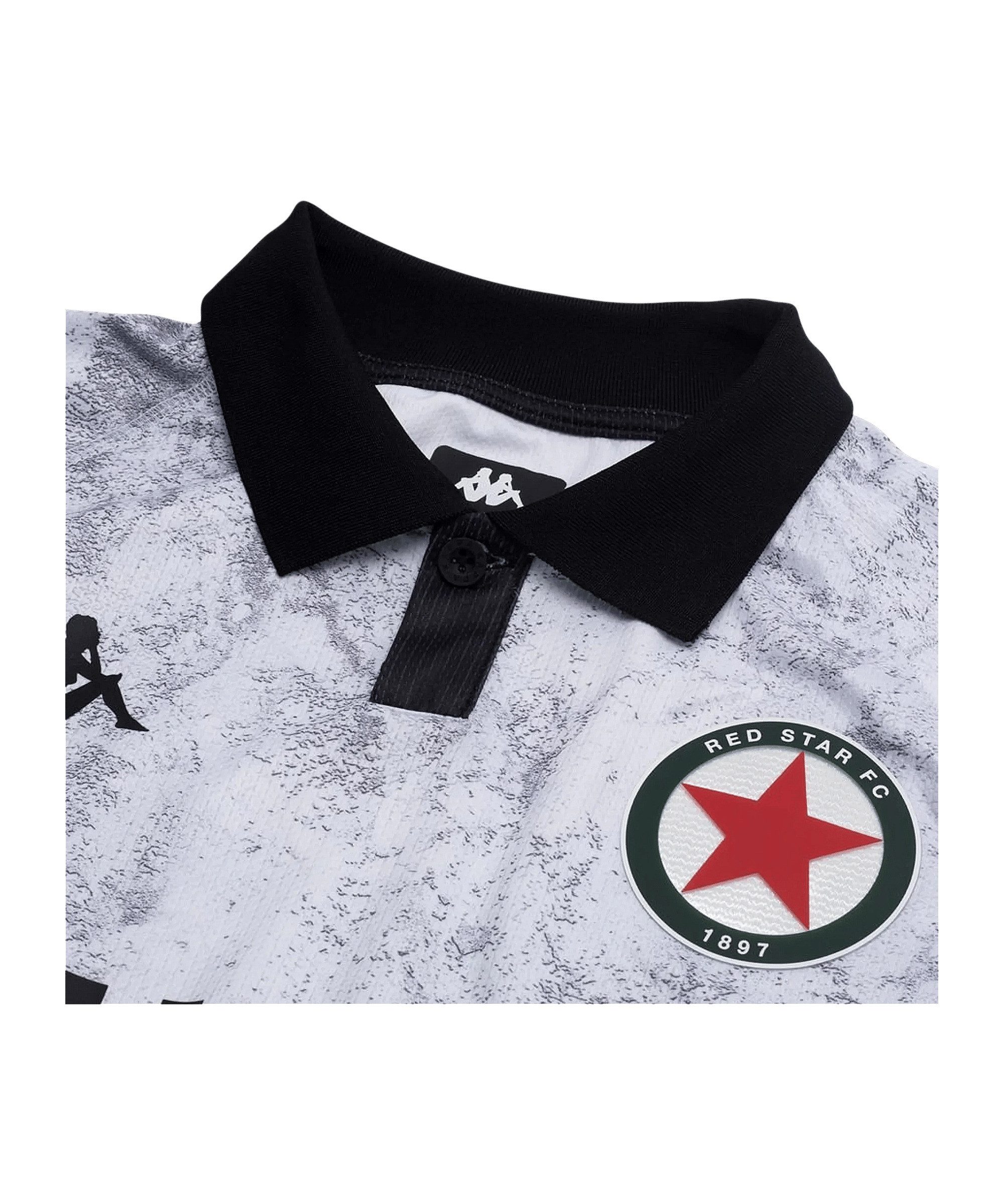 Kappa Fußballtrikot Kappa Red Star Trikot Away 2025/2026 Weiß Teamsport
