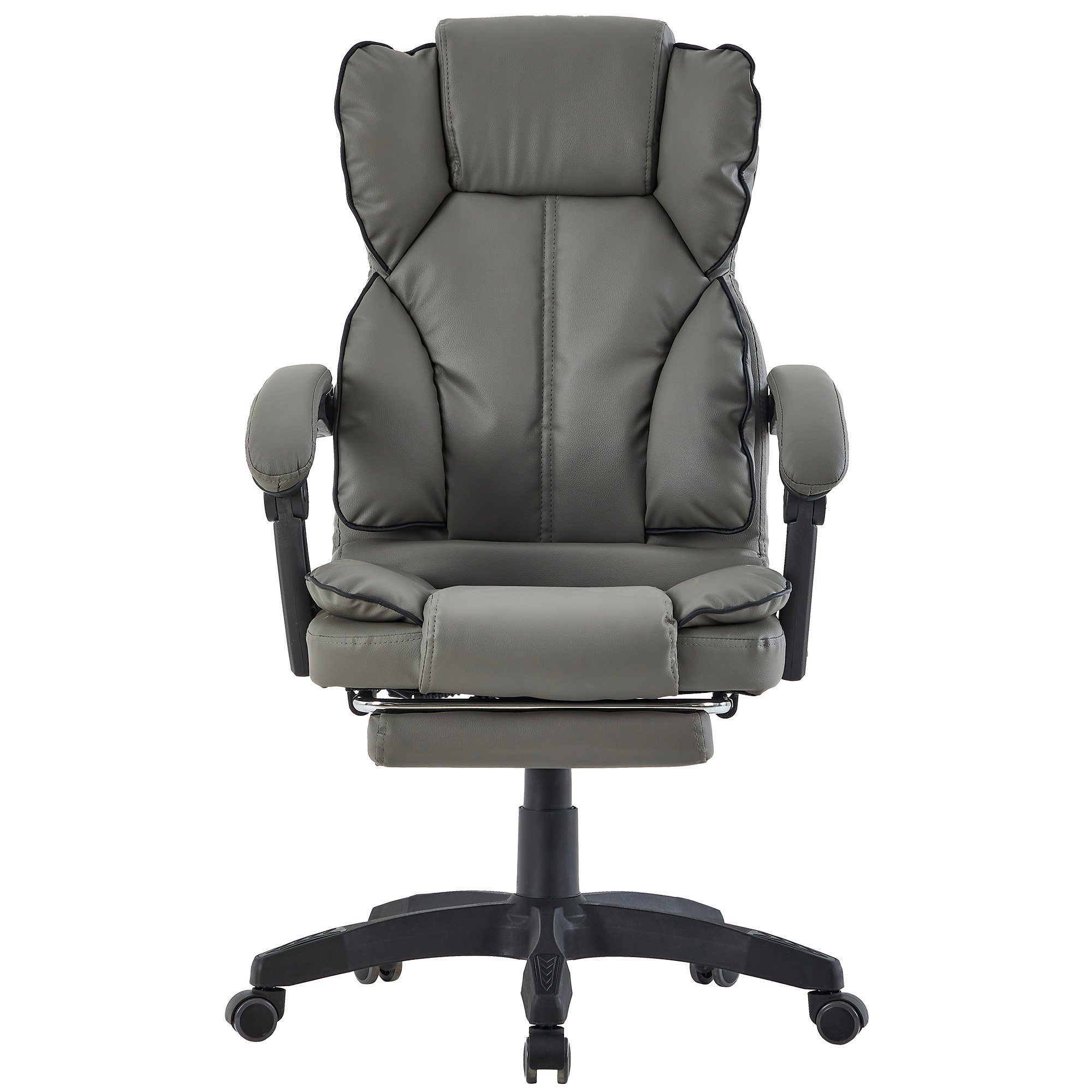 TRISENS Chefsessel Rafael (1 Stück), Bürostuhl mit extra Polsterung Home Office Chair im Lederoptik-Design