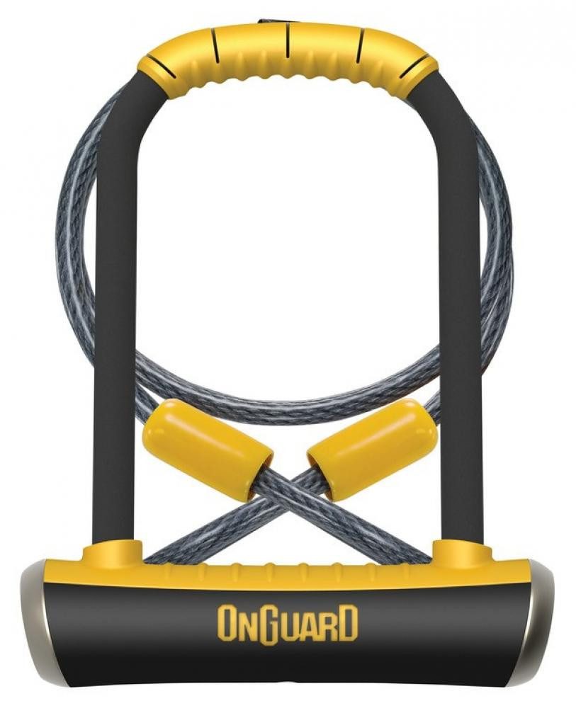 OnGuard Rahmenschloss Onguard Bügelschloss Pitbulll DT 8005 115x230 mm D 14 mm mit Seil und