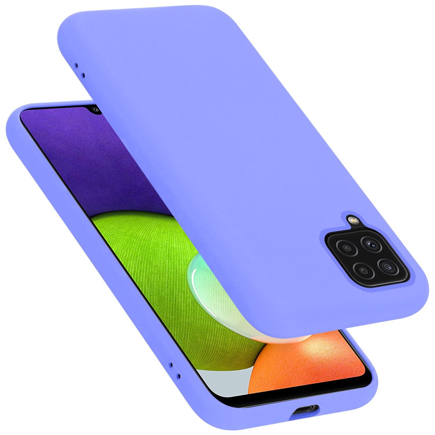 Cadorabo Handyhülle für Samsung Galaxy A22 4G / M22 / M32 4G Hülle Samsung Galaxy A22 4G / M22 / M32 4G, Flexible Hülle TPU Silikon Schutzhülle Back Cover Case
