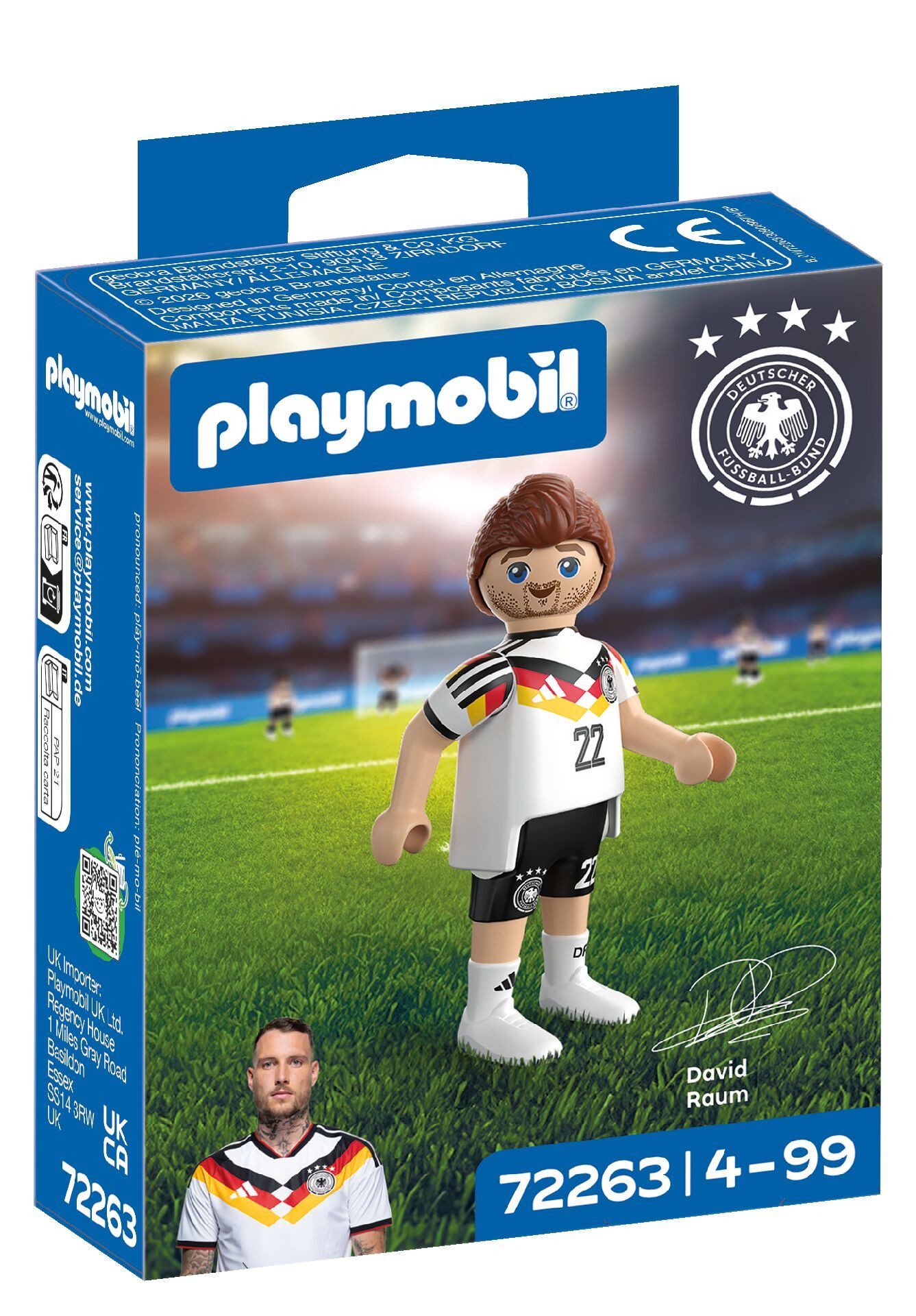 Playmobil® David Raum (72263), DFB Konstruktions-Spielset, Made in Europe von Playmobil®