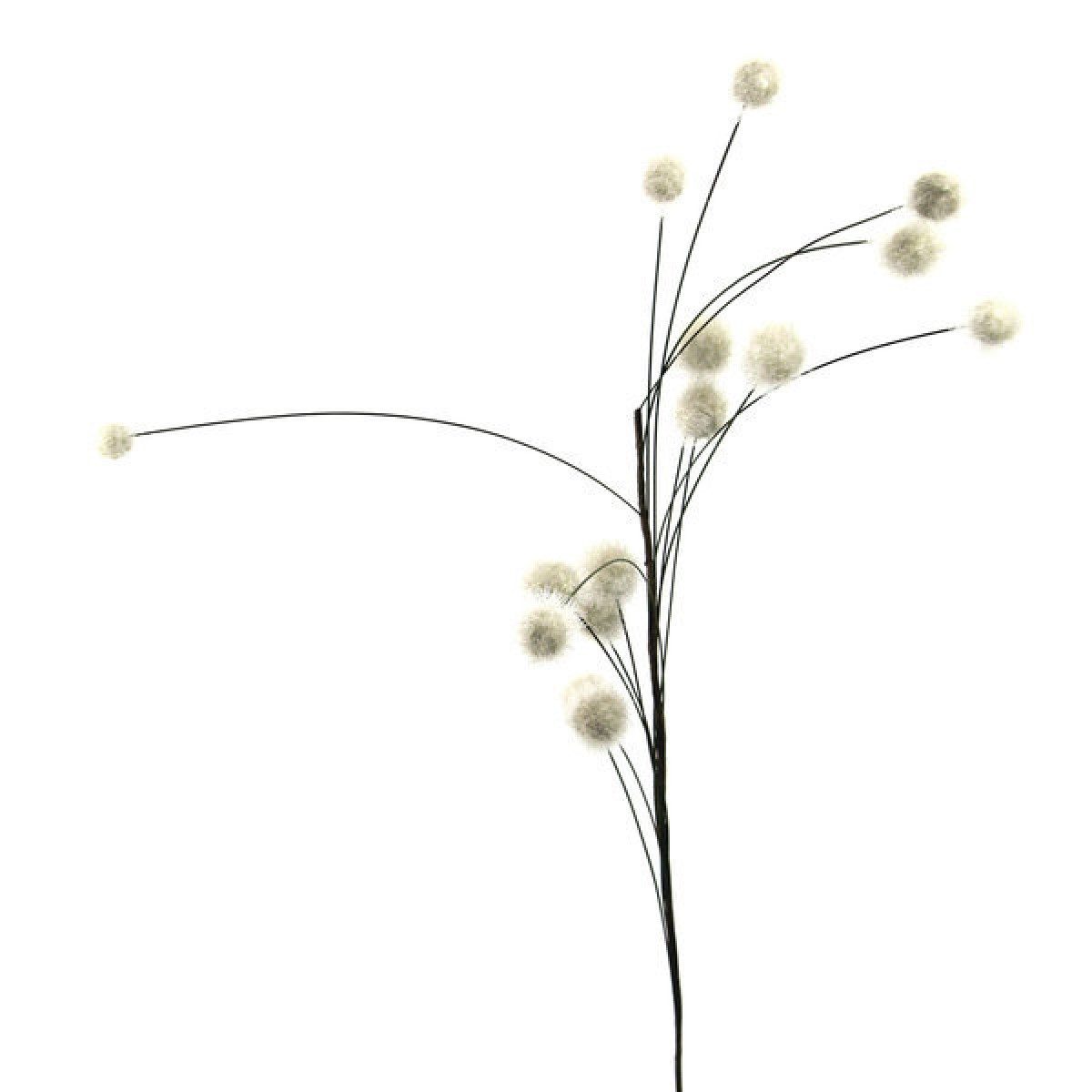 Kunstzweig Kunstpflanze KLETTENZWEIG ca. 113cm, Gasper, Höhe 113.00 cm