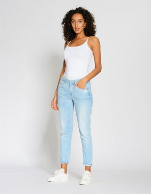 GANG Relax-fit-Jeans 94AMELIE CROPPED aus weichem Sweat Denim