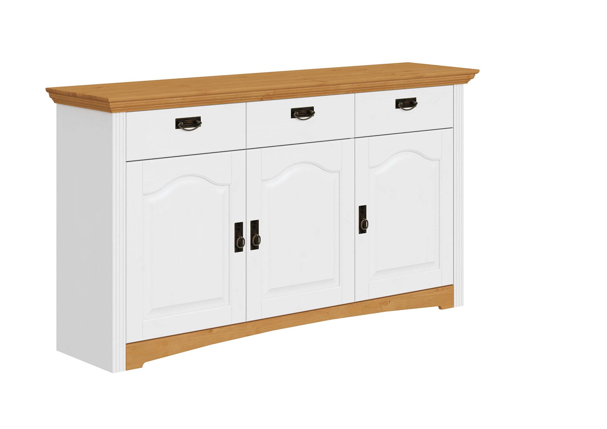 OTTO home Kommode Konrad, aus massiver Kiefer, Breite 156 cm, mit Schubladen, FSC®