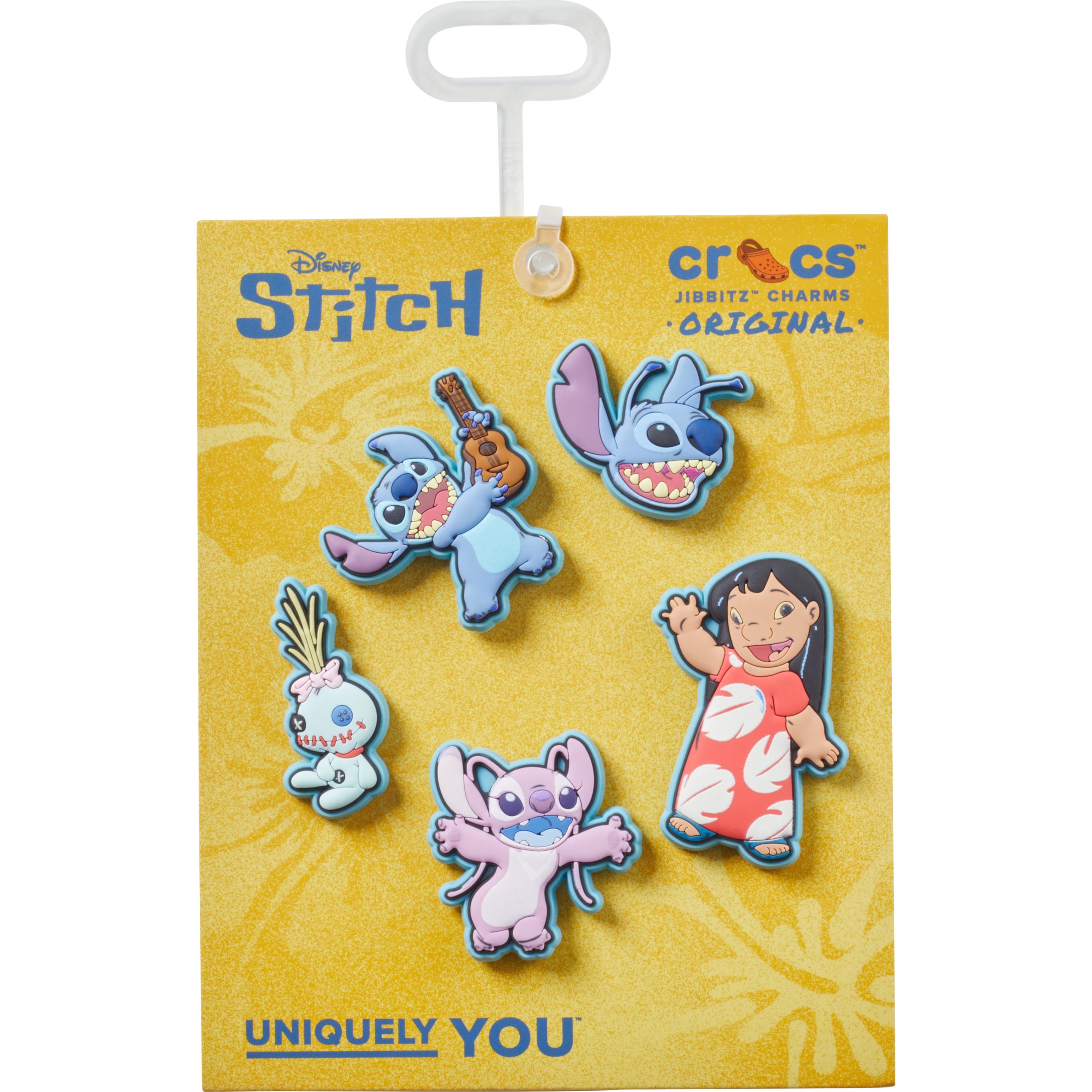 Crocs Schuhanstecker Jibbitz™ Stitch Refresh (Set, 5-tlg., Kein Spielzeug. Nicht für Kinder unter 3 Jahren geeignet), Charm, Anstecker, Accessoire für Crocs Schuhe
