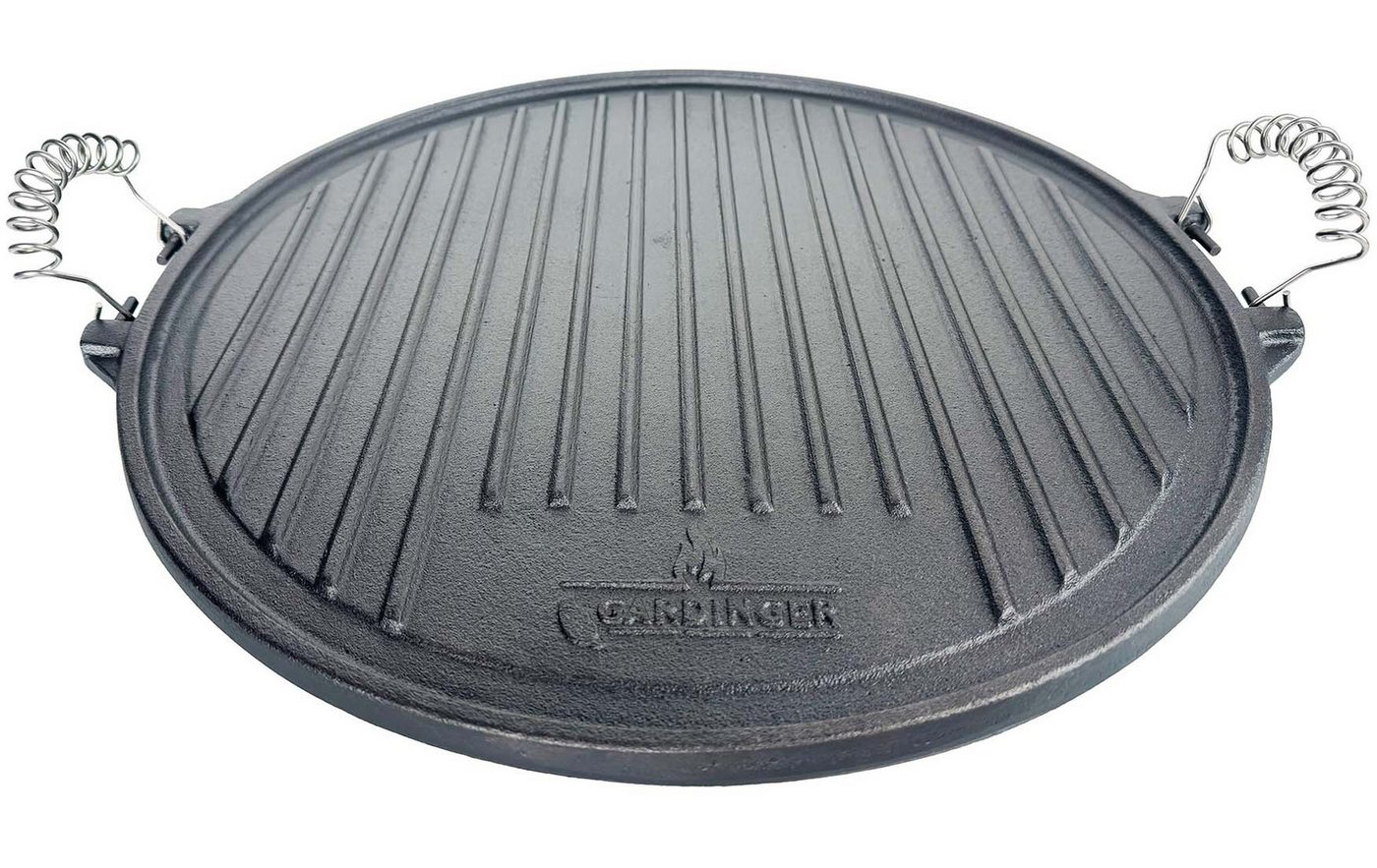 GARDINGER Grillplatte Guss Grillplatte 42 cm Durchmesser für Hockerkocher und Rocket Stove, Guss Grillplatte, Durchmesser 42cm