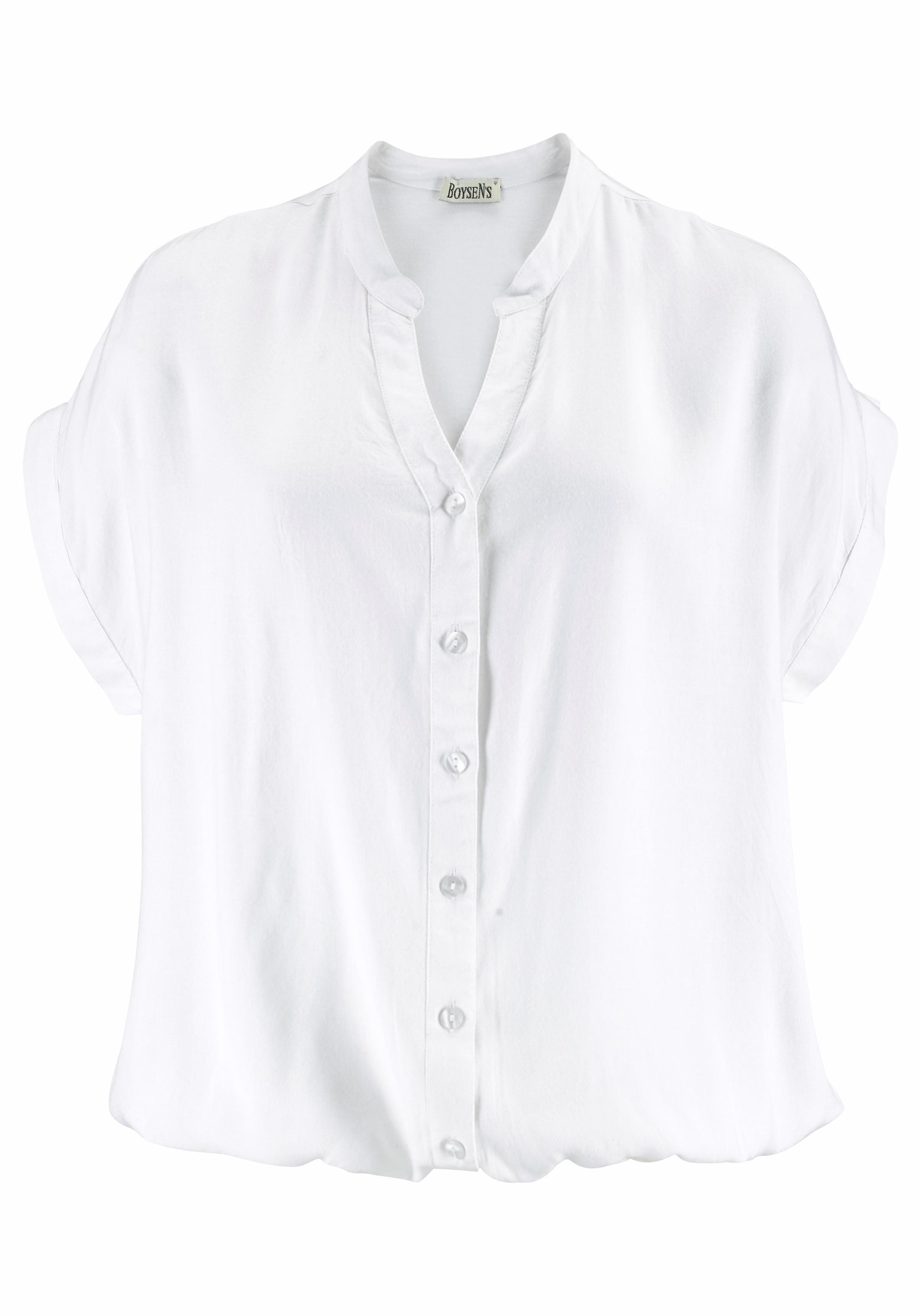 Boysen's Hemdbluse im Oversized-Style mit Ballonsaum. Reduzierter Preis € 20,99. Unverbindliche Preisempfehlung € 24,99, (€ 20,99 pro 1 Stk)