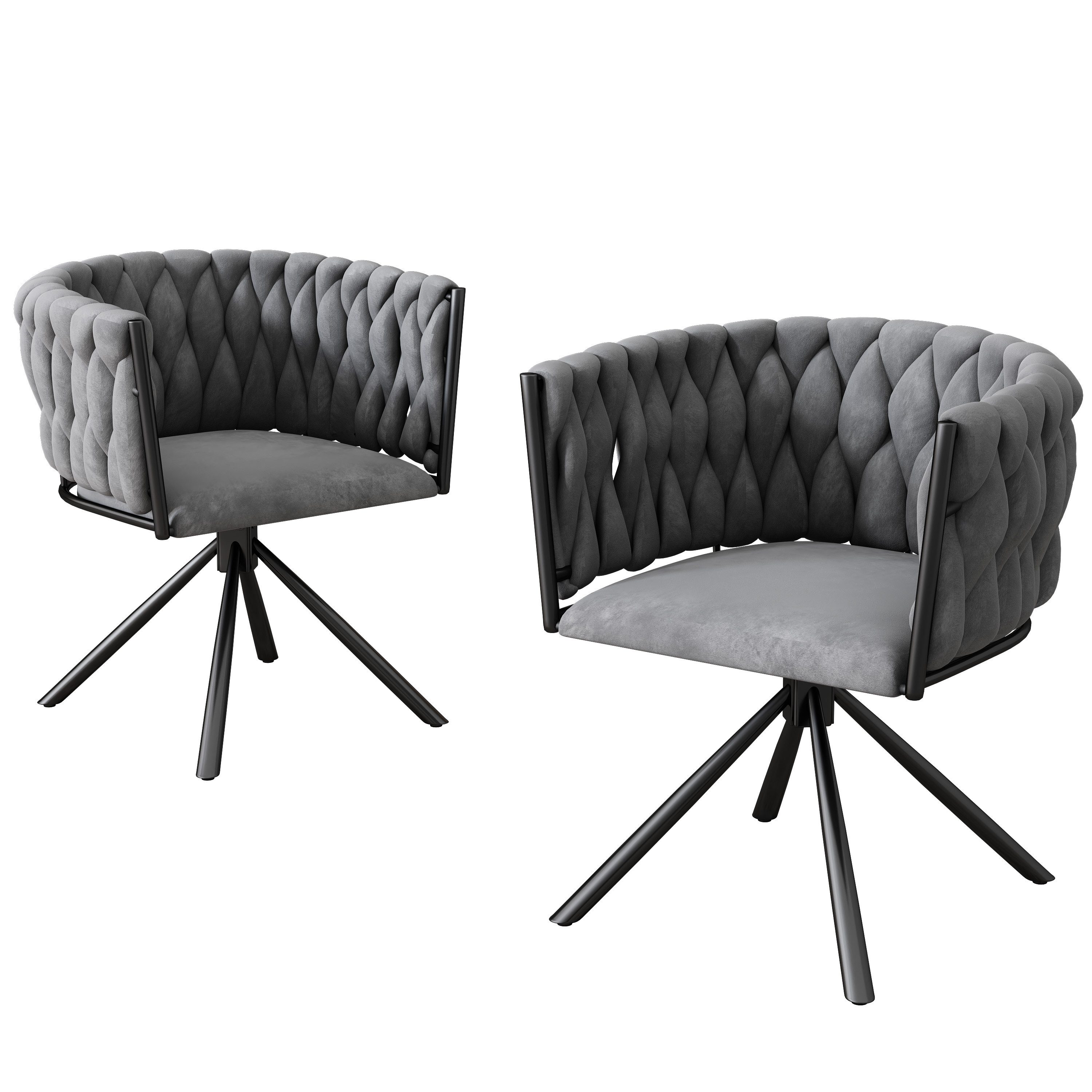 HAUSS SPOLE Esszimmerstuhl 2er set, Freizeit-Drehstuhl günstig online kaufen