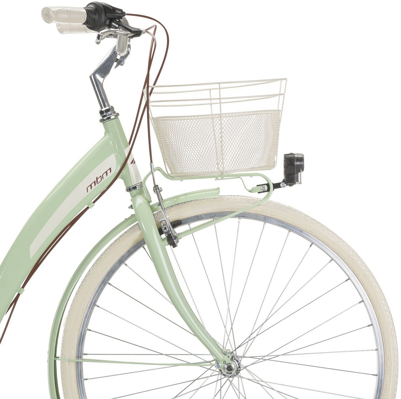 Thumbnail - MBM Cityrad NEW Primavera, 6 Gang Shimano TY300 Schaltwerk, Kettenschaltung, für Damen, Kettenschaltung