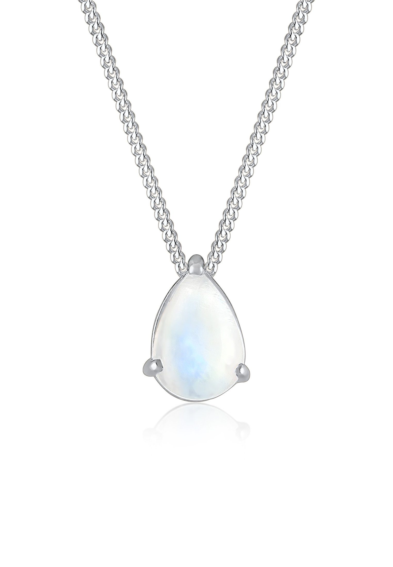 Elli Kette mit Anhänger Tropfen Mondstein günstig online kaufen