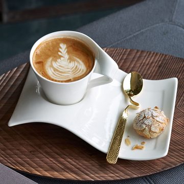 Villeroy & Boch Tasse NewWave Caffè Café au lait Tasse mit Unterteller, Porzellan