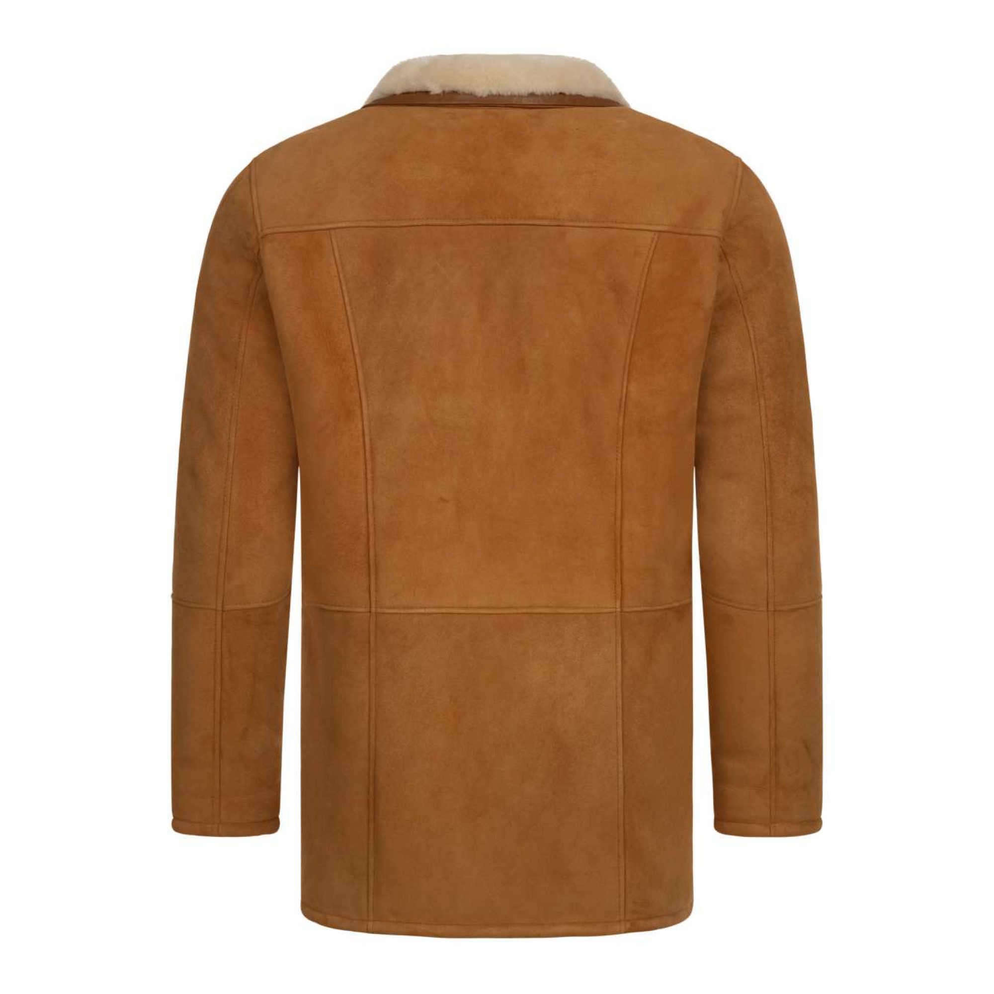 Mouflon Lederjacke Niko Aus echtem Velours-Lammfell