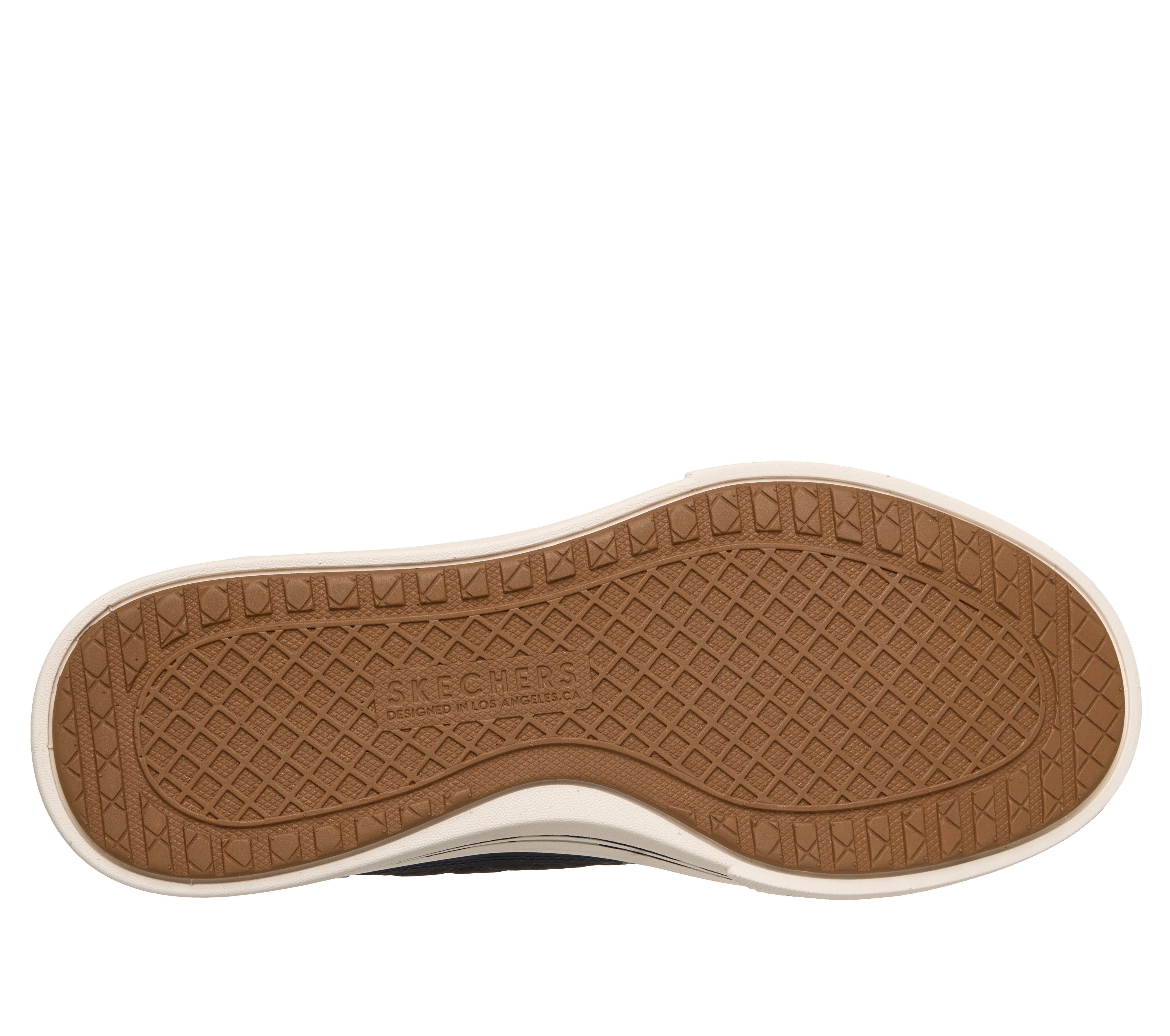 Skechers ARCH FIT ARCADE Slip-On Sneaker Schnürschuh, Freizeitschuh, Halbschuh mit modischer Steppung