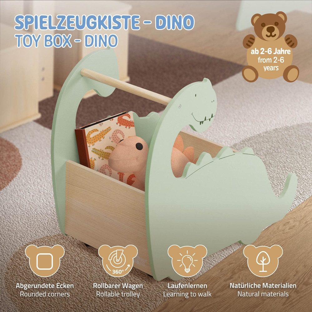 Joyz Spielzeugtruhe Kinderregal Kindermöbel Kinderzimmerregal Spielzeug günstig online kaufen