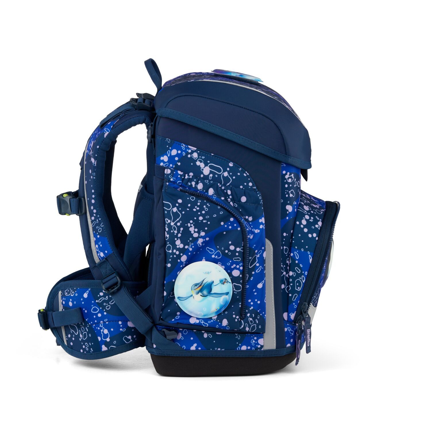 ergobag Schulranzen Schulranzen-Set CUBO OzeanBärwohner 5-teilig (5-teilig), ergonomisch, höhenverstellbar, Your-Size-System, ab 1. Klasse – Bild 5 von 5