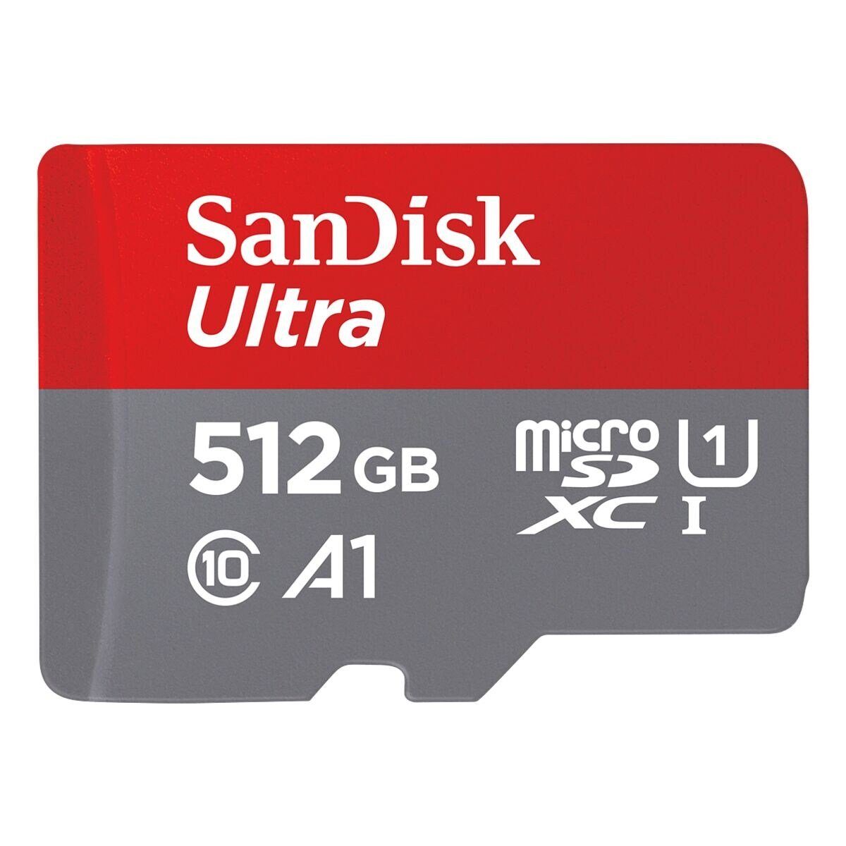 Sandisk Ultra Speicherkarte (512 GB, 150 MB/s Lesegeschwindigkeit, inklusive SD-Adapter)