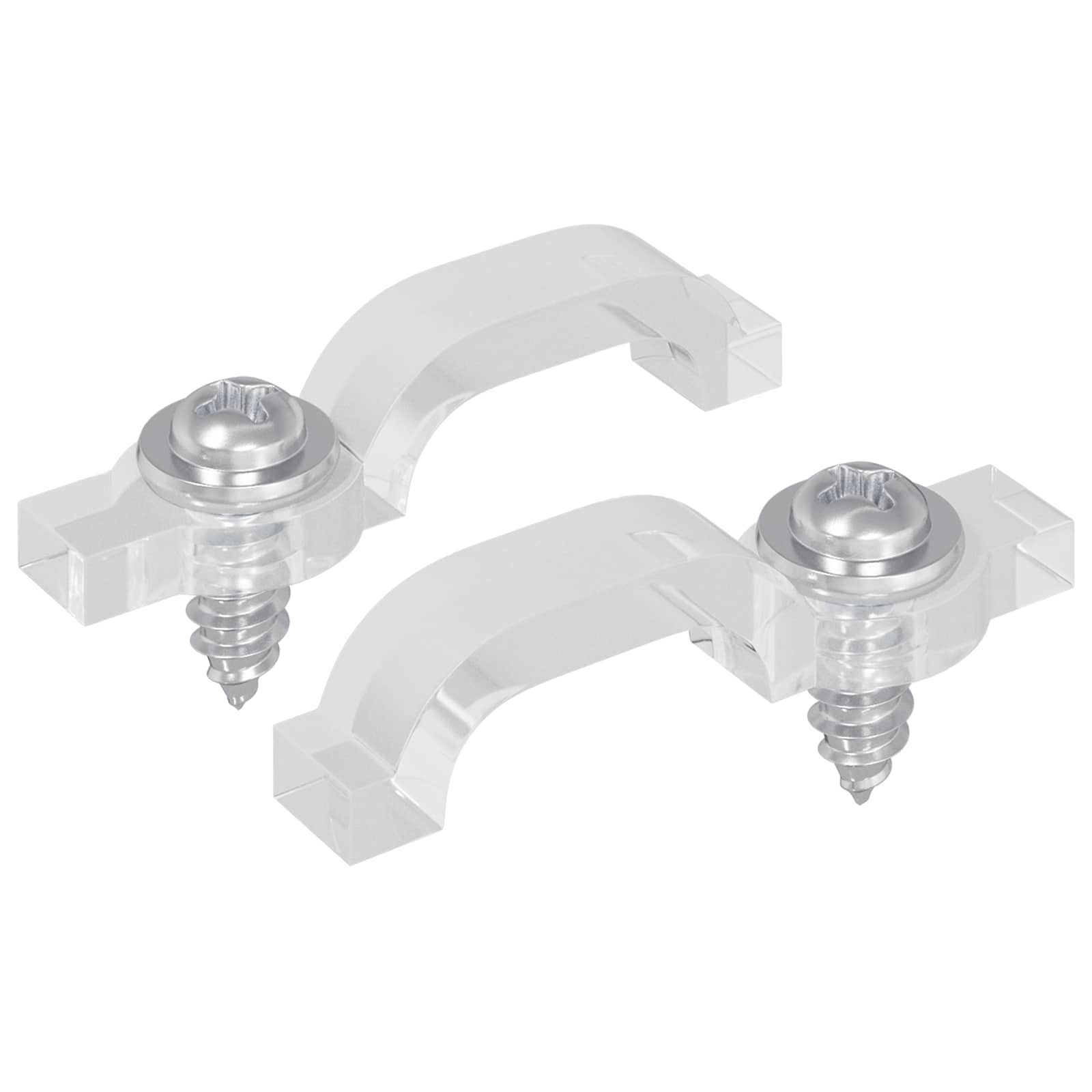vidaXL Lichterschlauch LED Streifen Clips 23,8 mm 2 Stk. Transparent