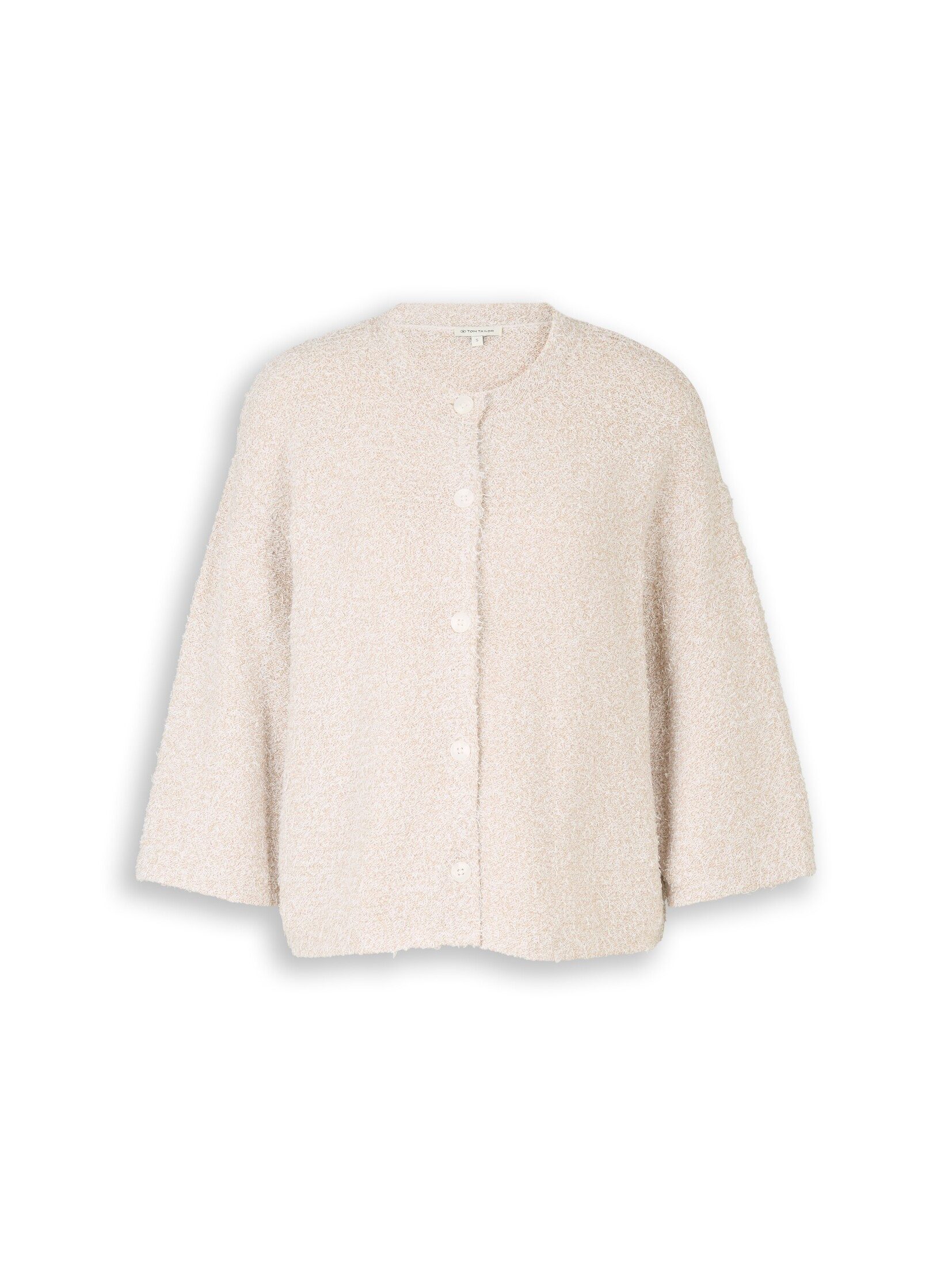 TOM TAILOR Cardigan Pullover & Strickjacken Loose Fit Cardigan mit 3/4-Arm