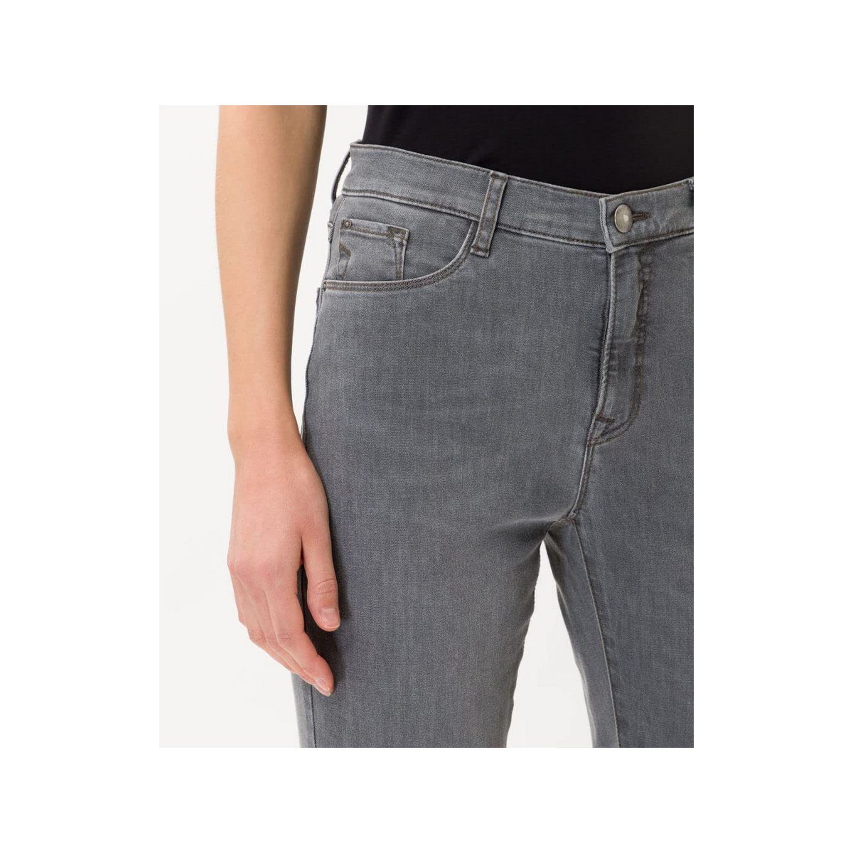 5-Pocket-Jeans grau Brax grey (1-tlg) used