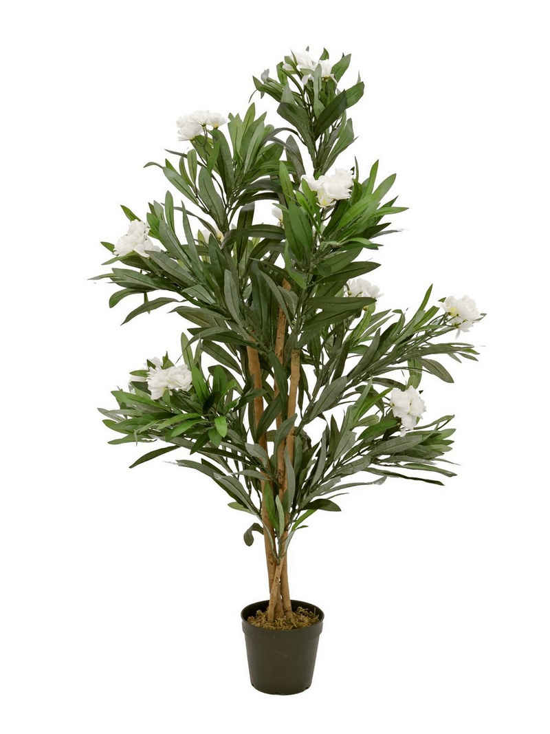 Kunstpflanze Oleanderbaum Oleander, EUROPALMS, Höhe 120 cm, verschiedene Größen erhältlich