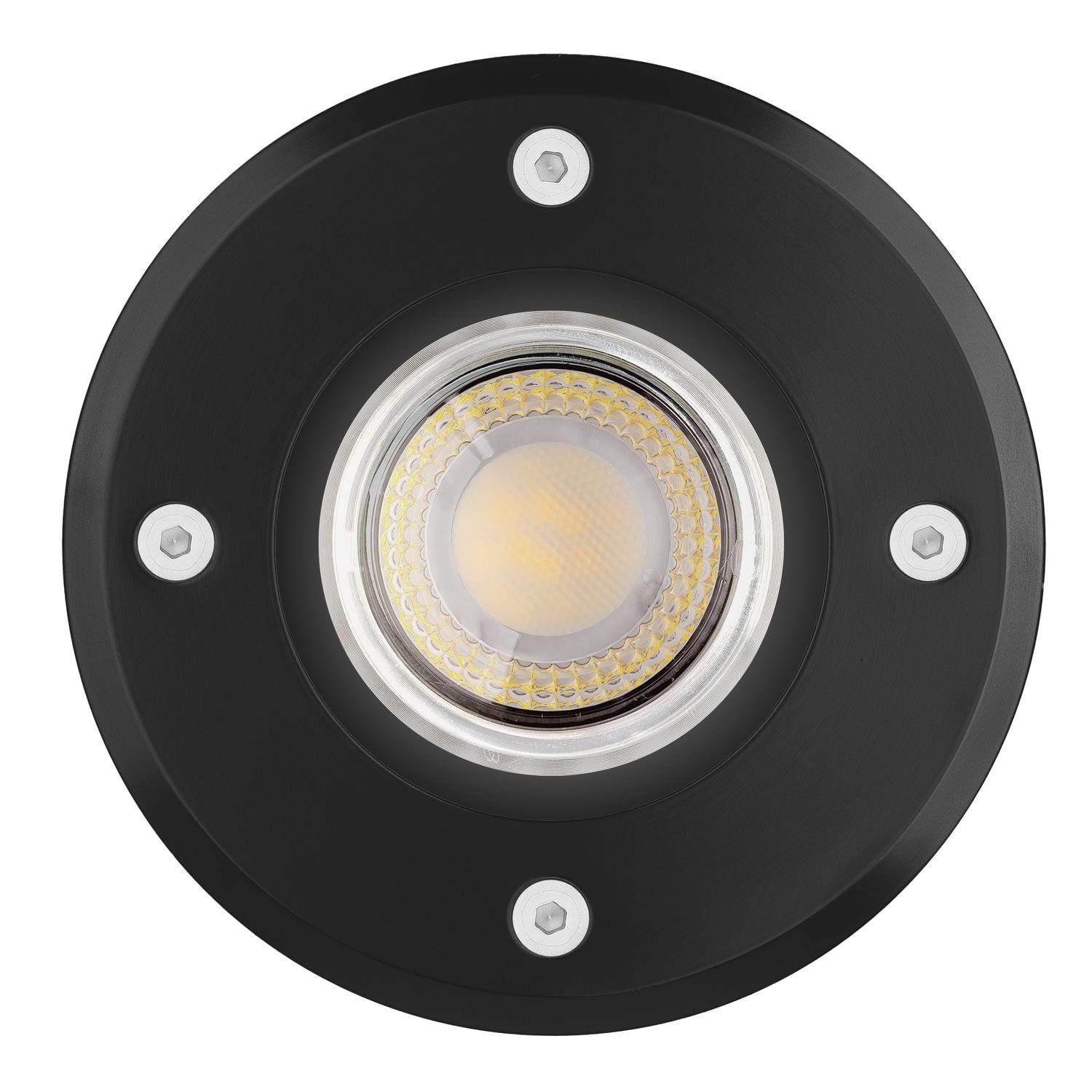 LEDANDO LED Einbaustrahler Dimmbare mi Farbtemperatur - LED Set - 3er Flacher Bodeneinbaustrahler